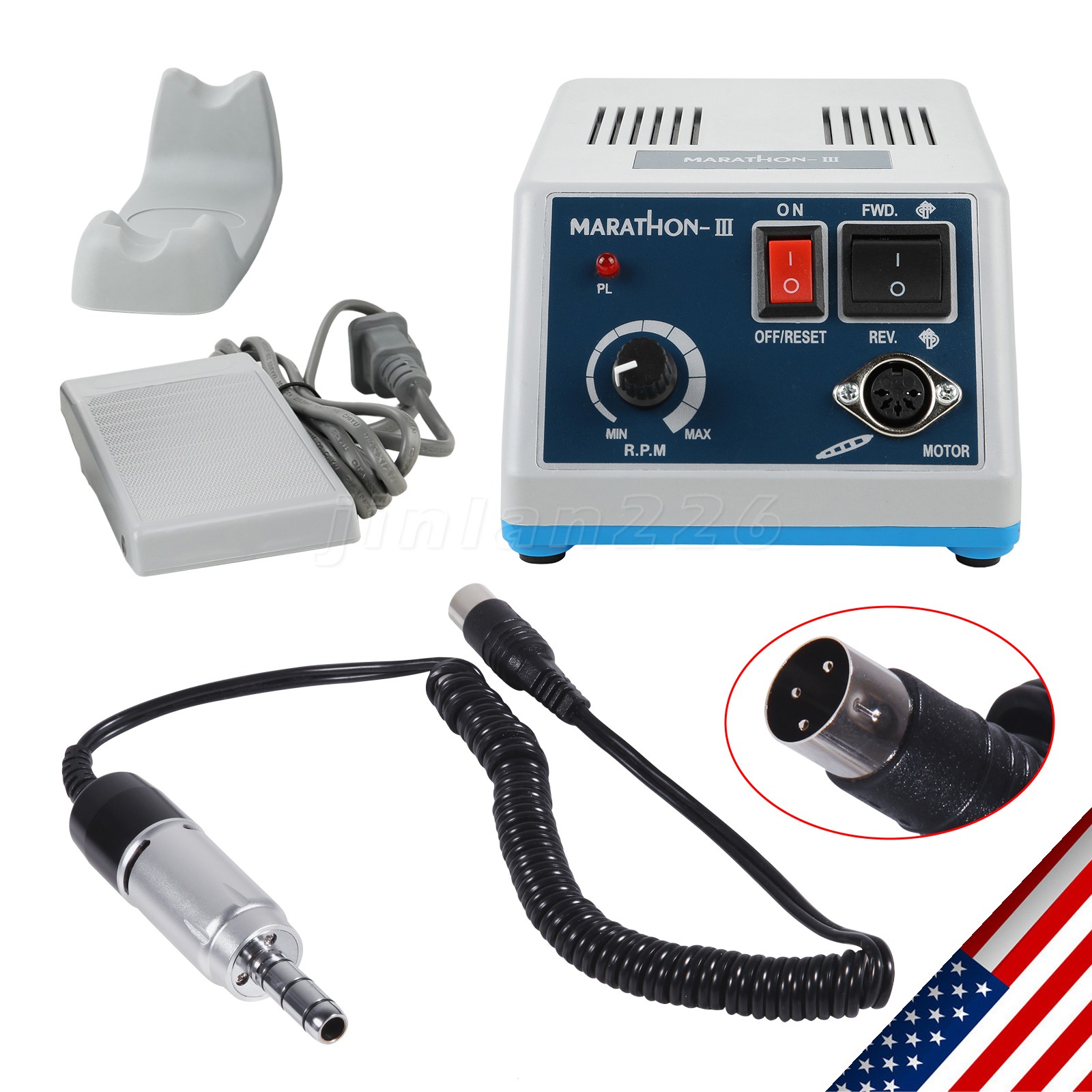Dental Lab Marathon Electric Micromotor N3 Unit /Contra Angle/Straight Handpiece