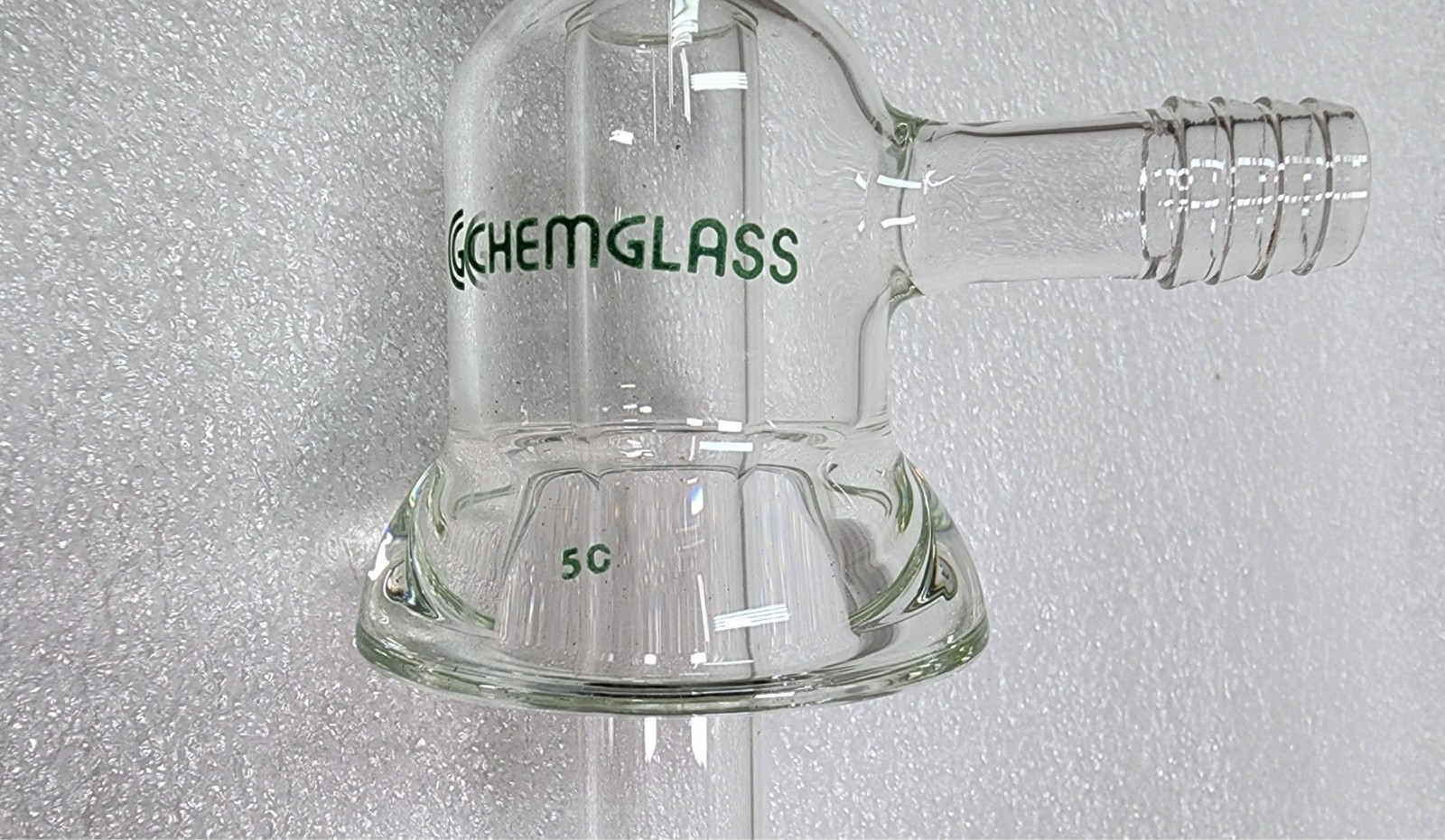 CHEMGLASS CG-4513-32 Vacuum Trap, O-Ring Style, Stopper Only, #50