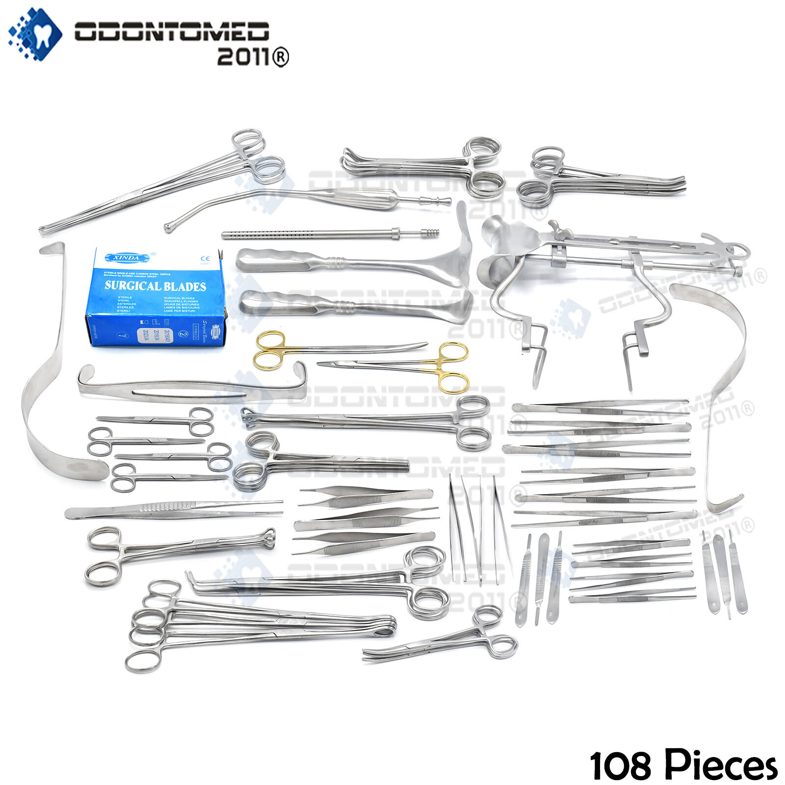 108 Instruments Basic Laparotomy Set Surgical Medical Ds-677