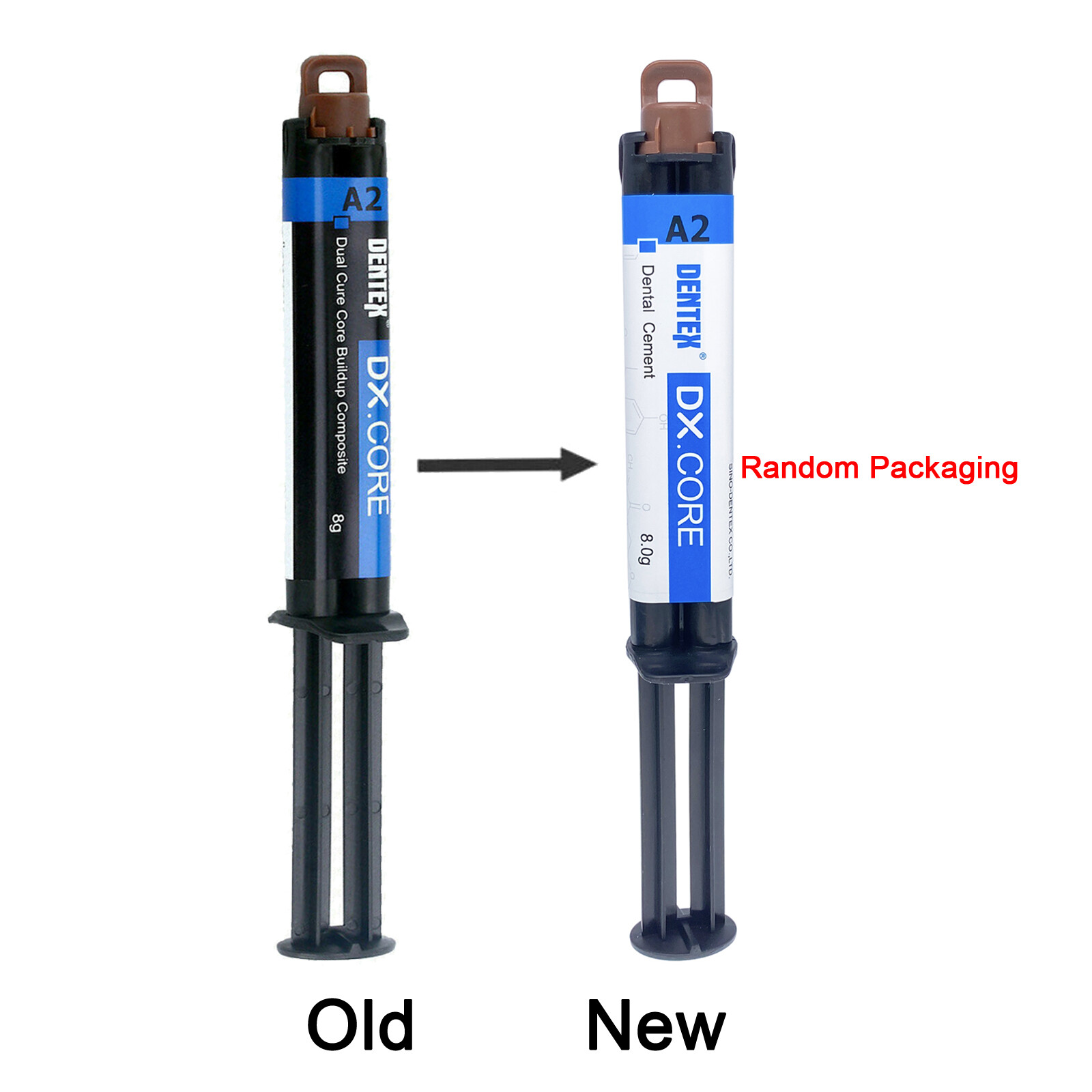 Dentex Dental Dual Cure Flowable Composite Resin Refill Core Build Up DX.CORE