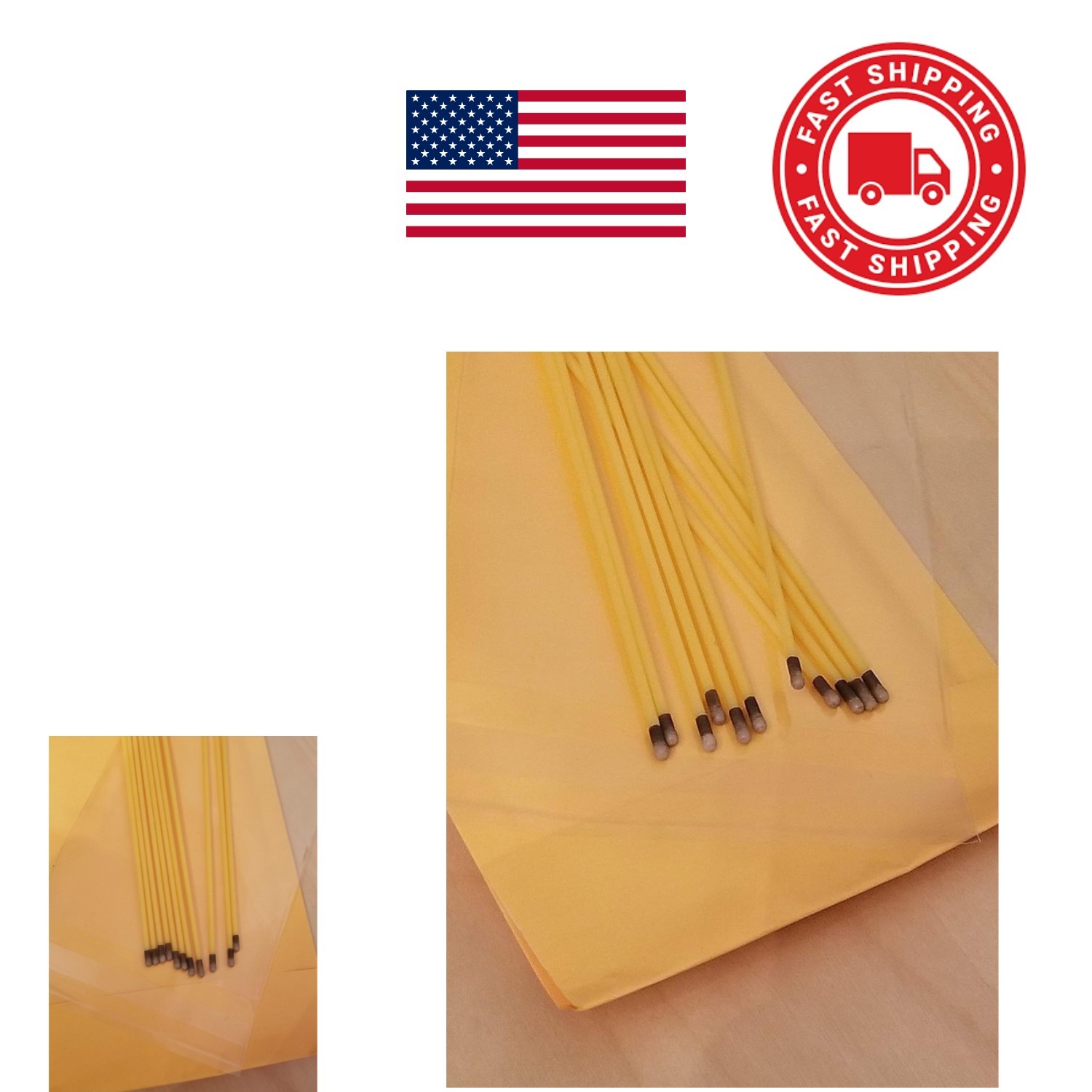 Professional Grade Caustic Sticks 6 Inch Length 10 Count for Heavy Duty Use