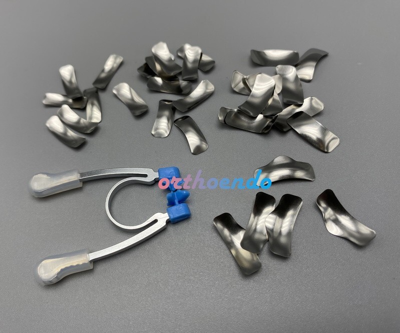 Dental Sectional Contoured Matrice Matrix Bands System Refill + Clip Ring G2 Kit