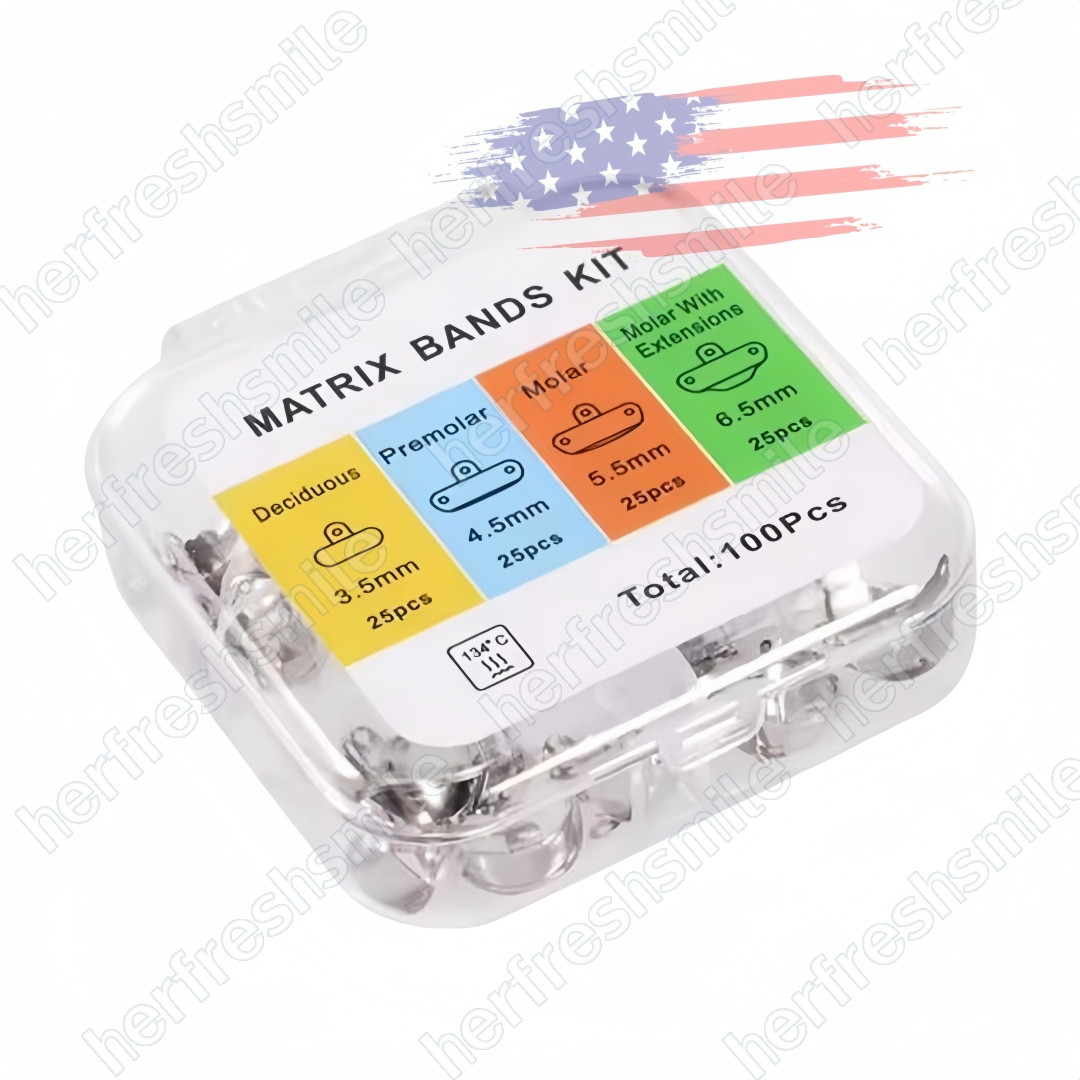 Dental Matrix Bands Ring Sectional Matrice Clamp Fit Garrison Palodent V3 System