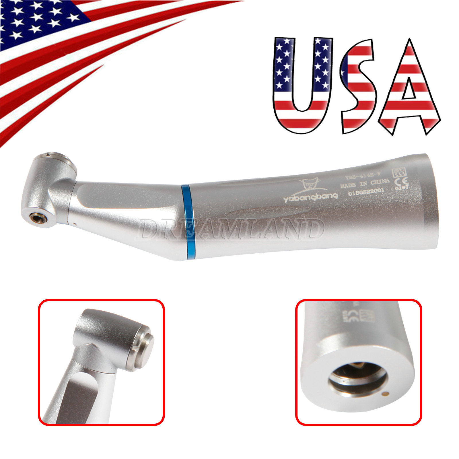 Dental Slow Speed Contra Angle Handpiece E-type SKYSEA Inner Water Spray AA