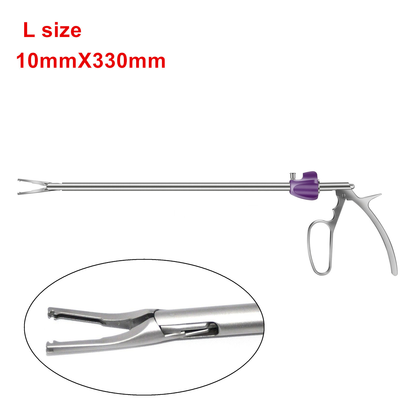 10mmX330mm Medical Endoscopy Surgery Laparoscopic Clip Applier For Hem-O-Lok L