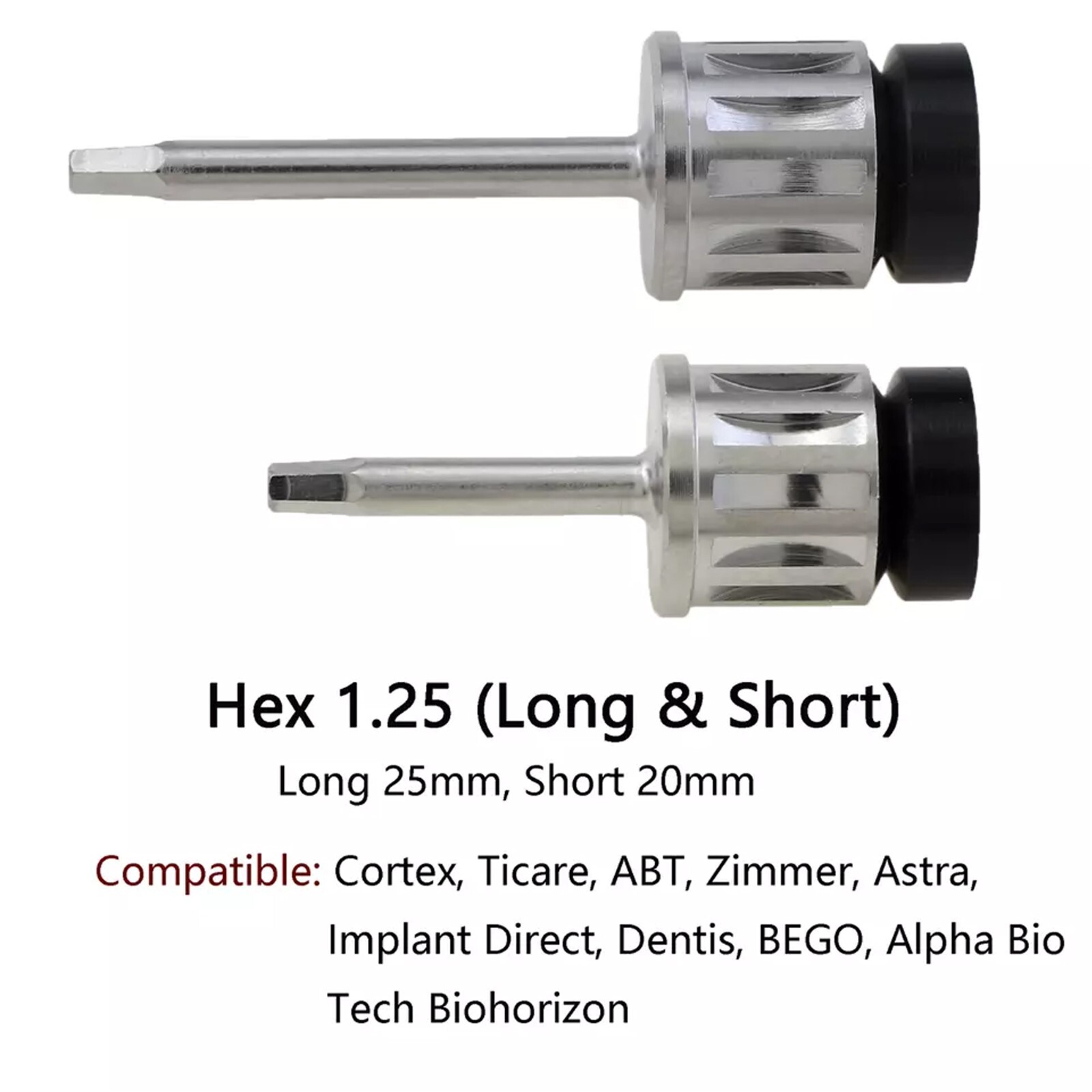 Universal Implant Drivers Kit Prosthetic Hex Screwdrivers Locator Manual Adapter