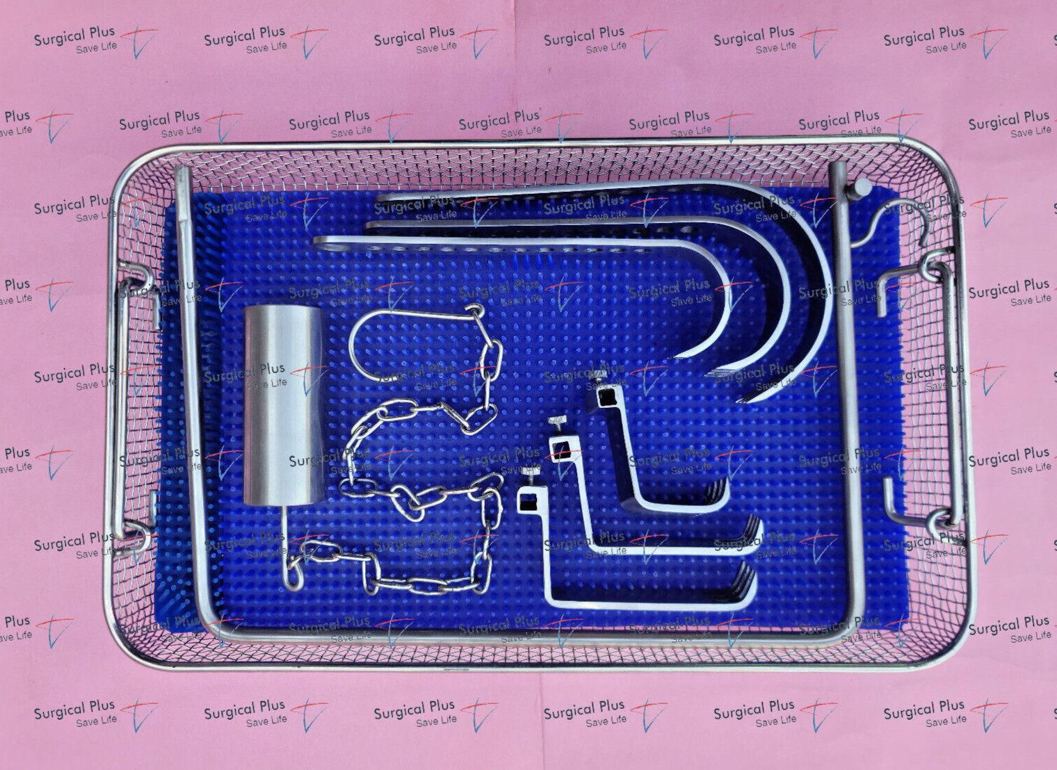 Initial Charnley Incision Retractor Extended Set Sterlize Tray Hip Arthroplasty