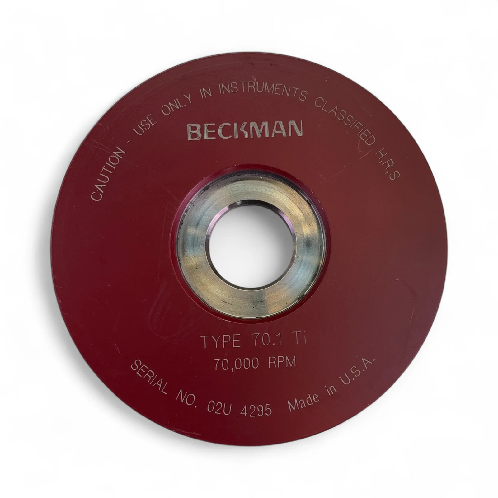 Beckman Coulter Type 70.1 Ti Fixed Angle Titanium Centrifuge Rotor 342184 (BO!)