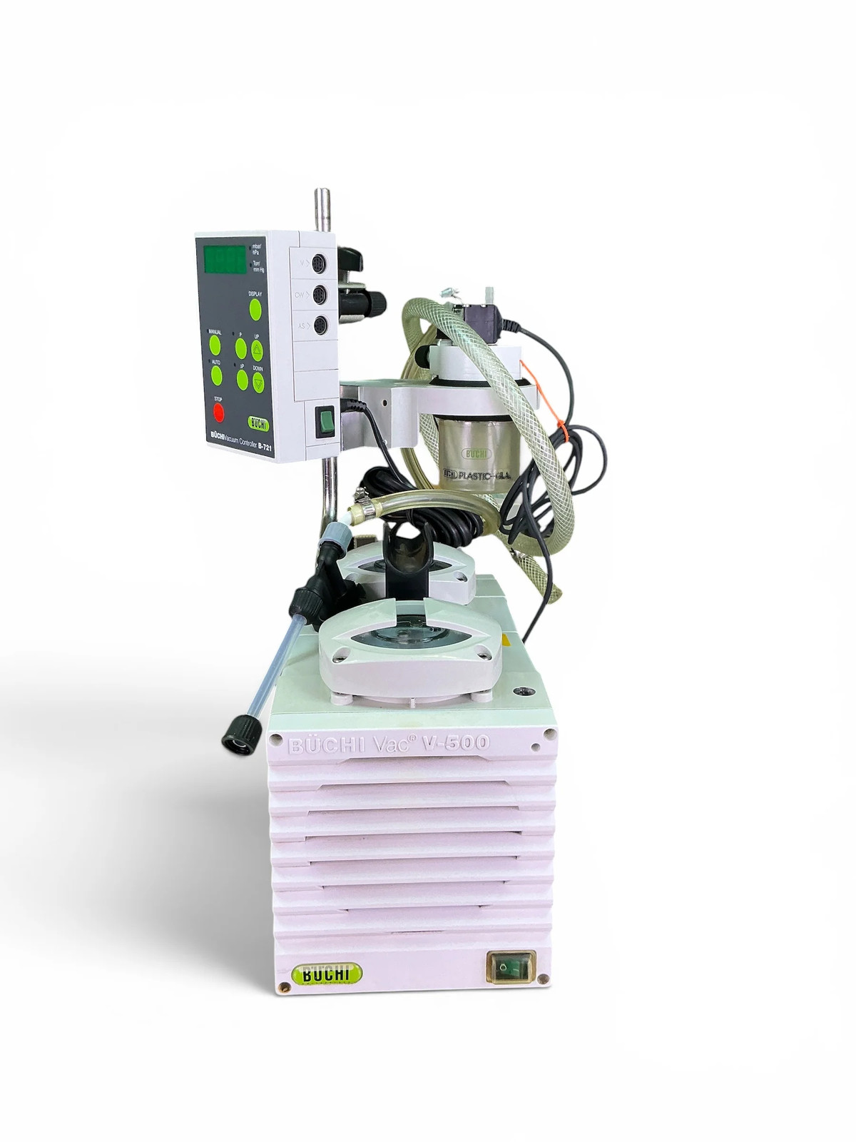 Büchi Rotavapor 100 Rotary Evaporator w Vacuum Controller & Vacuum Pump (BO!)