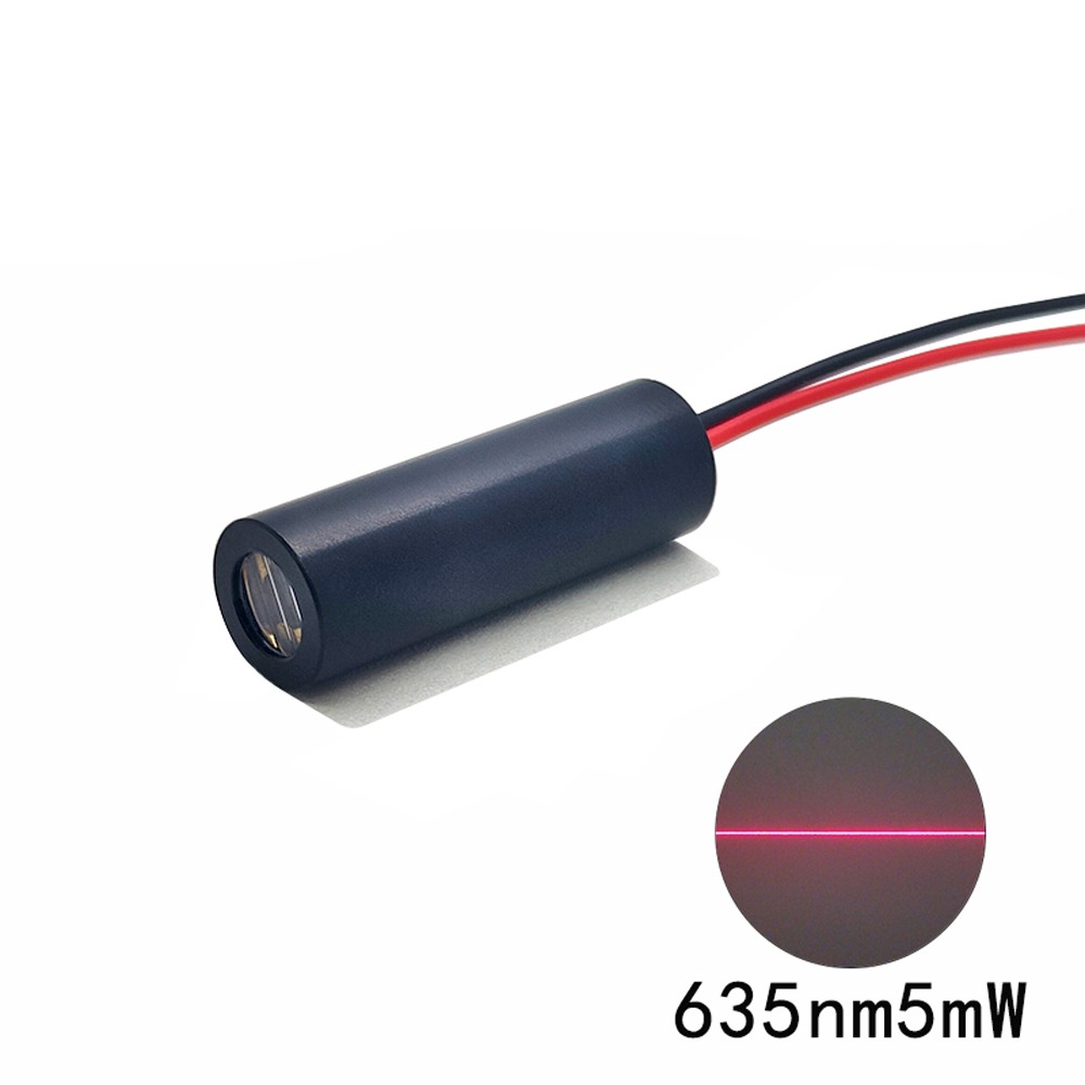 Φ10X30mm 635nm 1mW 5mW 10mW Line Red Light Laser Module Marking Positioning Lamp
