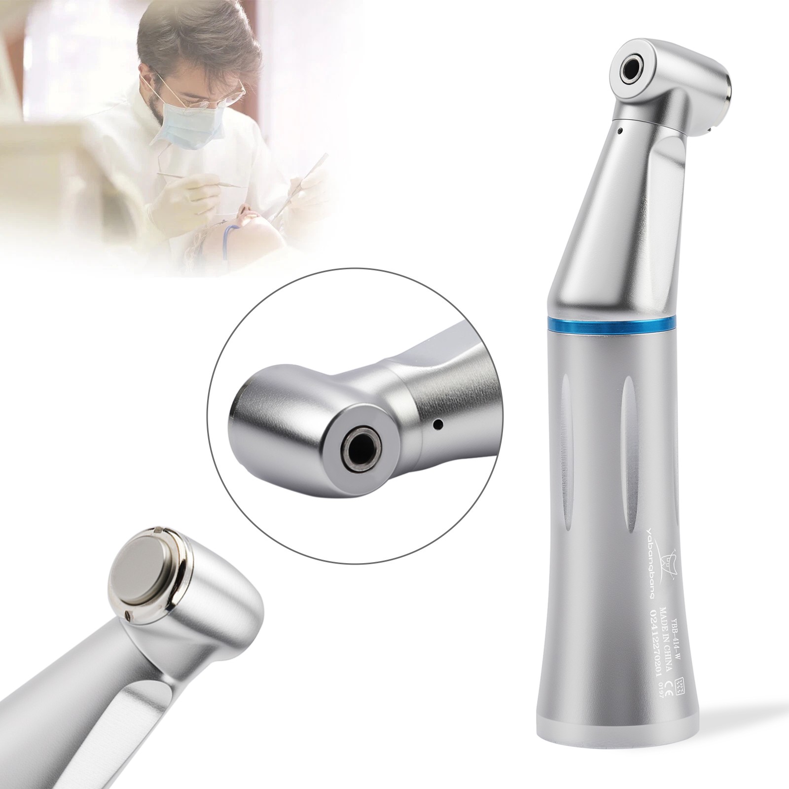 Yabangbang NSK Style Dental Contra Angle Angulo Inner Water Spray Contrangulo