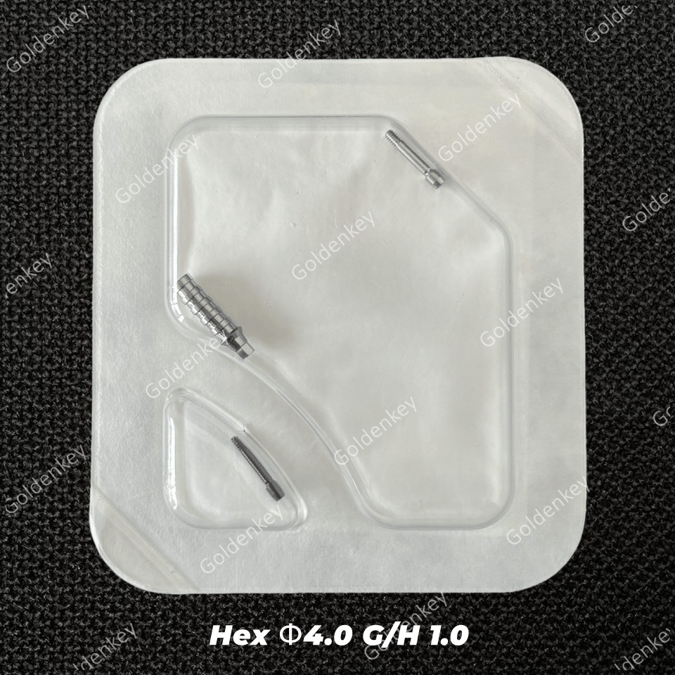 Dental ET Temporary Abutment Mini Regular Ti Screws EbonyGold Osstem Φ4.0 Φ4.5