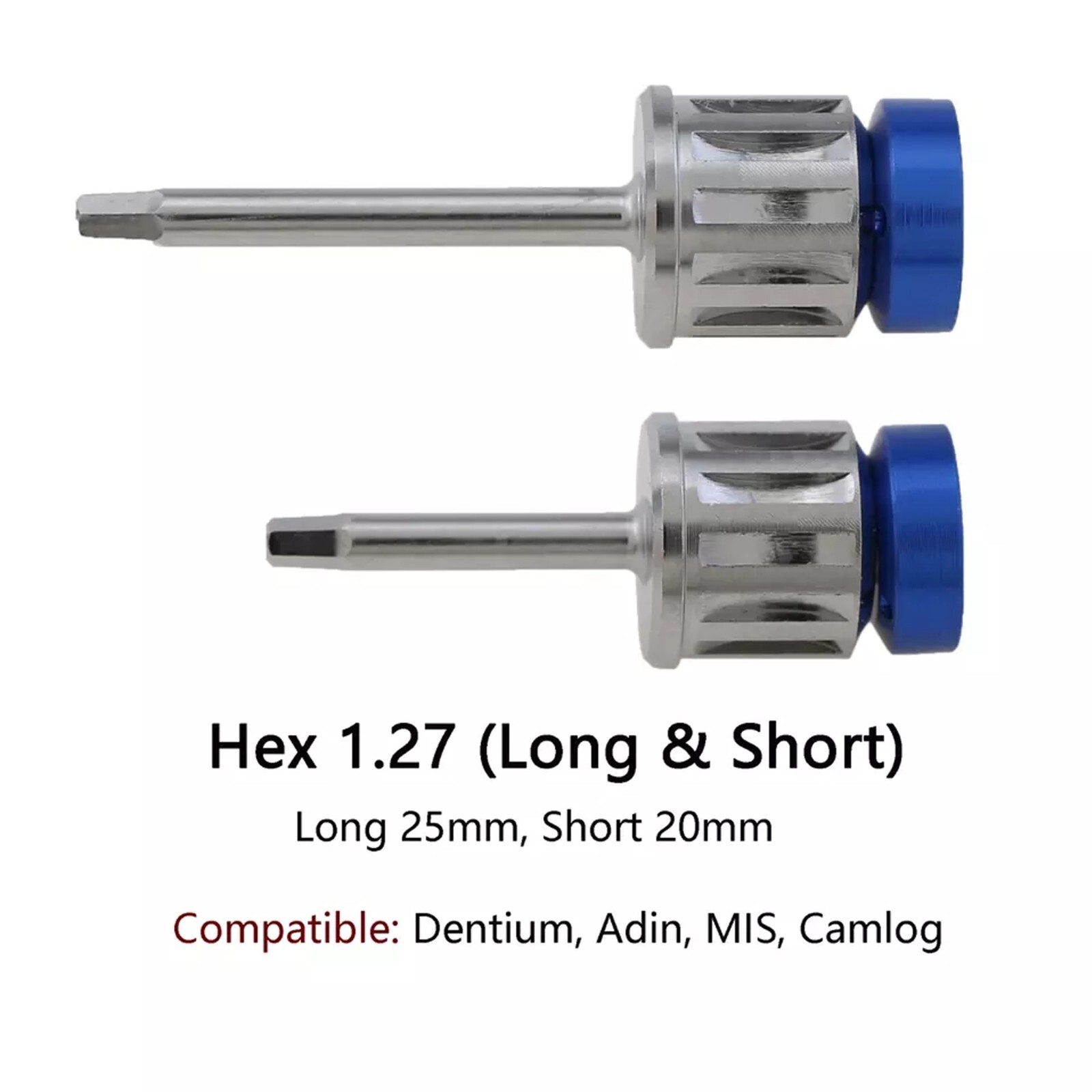 Universal Implant Drivers Kit Prosthetic Hex Screwdrivers Locator Manual Adapter