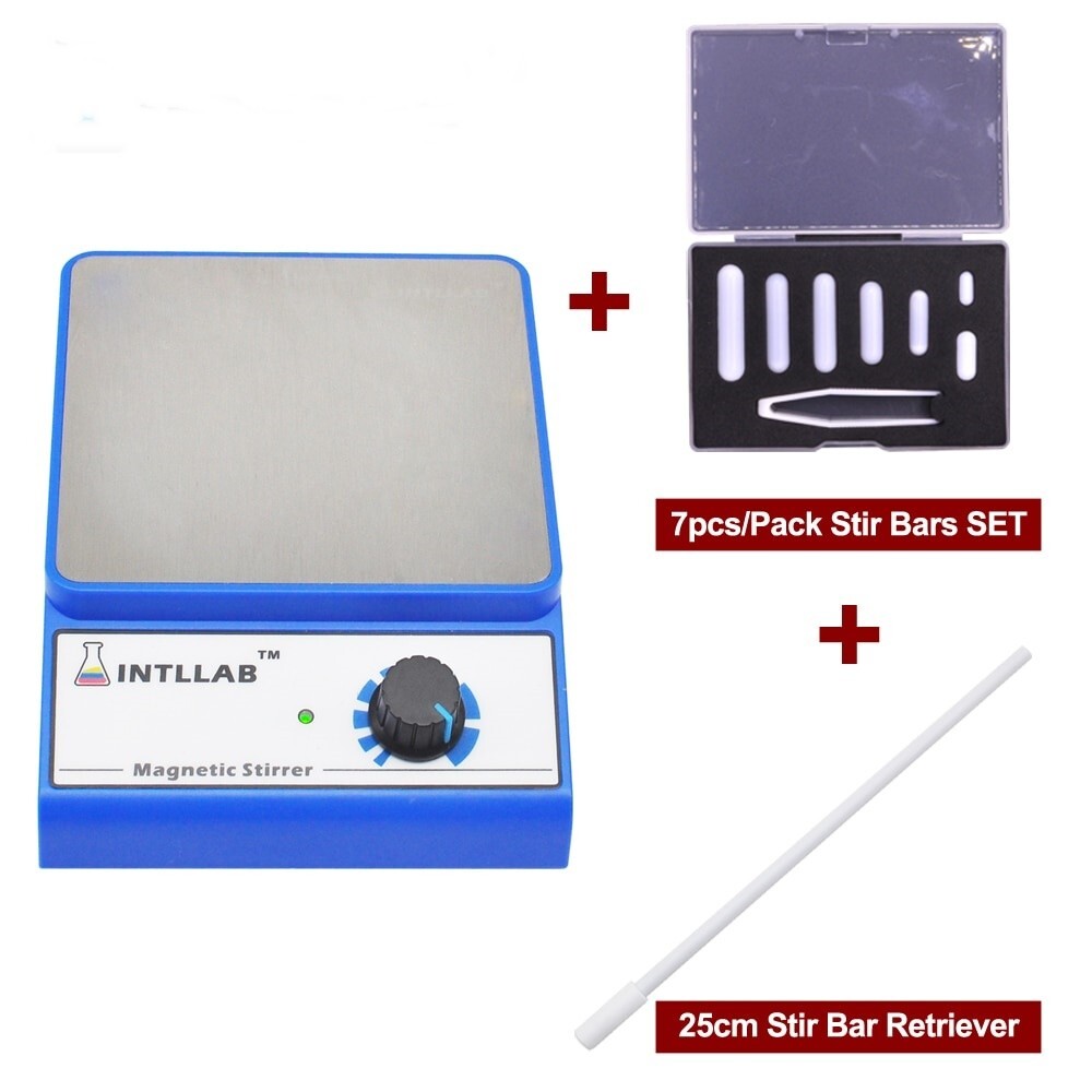 Magnetic Stirrer Mixer Set with Stir Bar Retriever AC 100-240V EU USA UK AU Plug