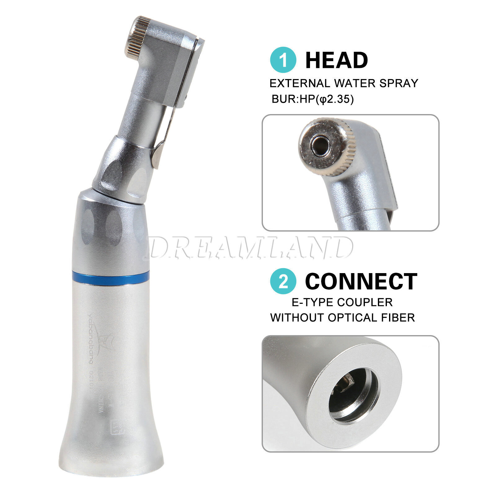 NSK Style Dental Low Slow Speed Handpiece Straight Contra Angle Air Motor 2/4H