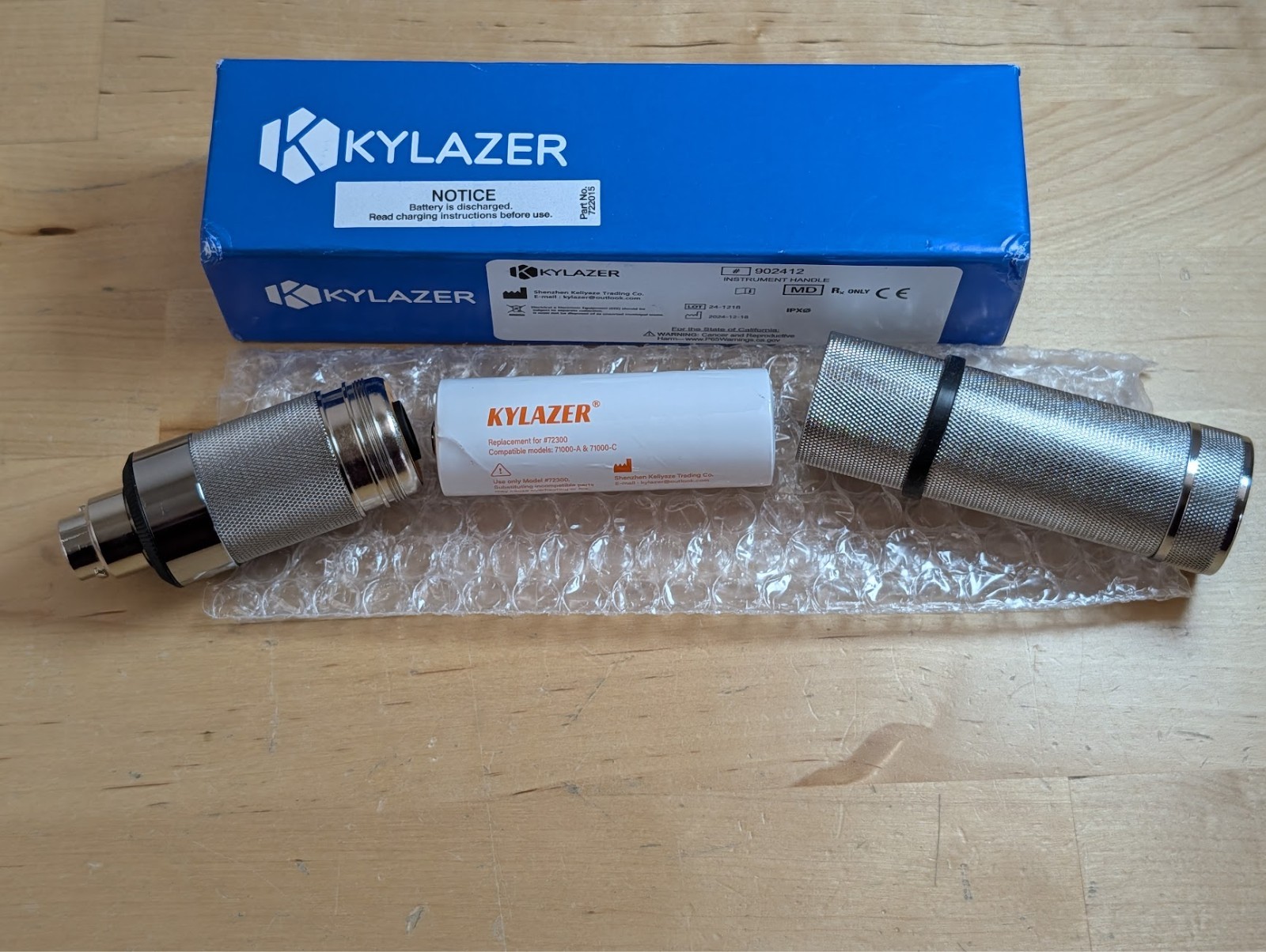 Kylazer 71000-A Direct Plug-in Rechargeable Handle 3.5V Voltage | New Open Box