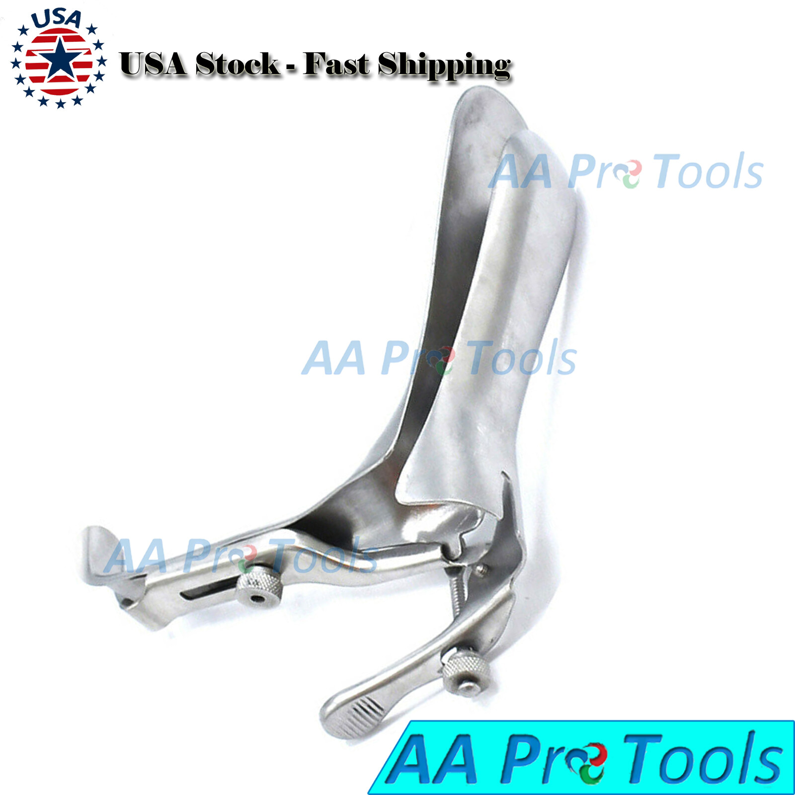 3-Pcs Open Side Graves Vaginal Speculum Small, Medium Large Ob/Gyne Hospital