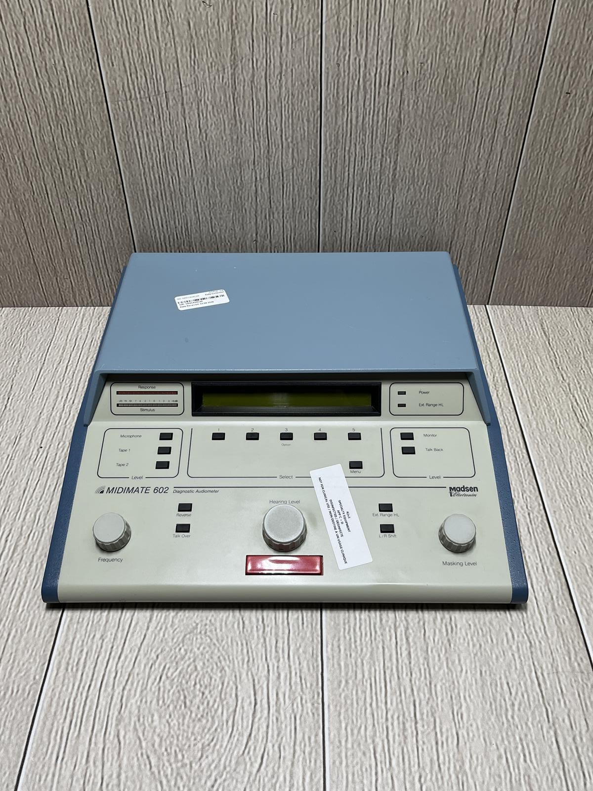 Madsen Midimate 602 Diagnostic Audiometer *READ R2V3*
