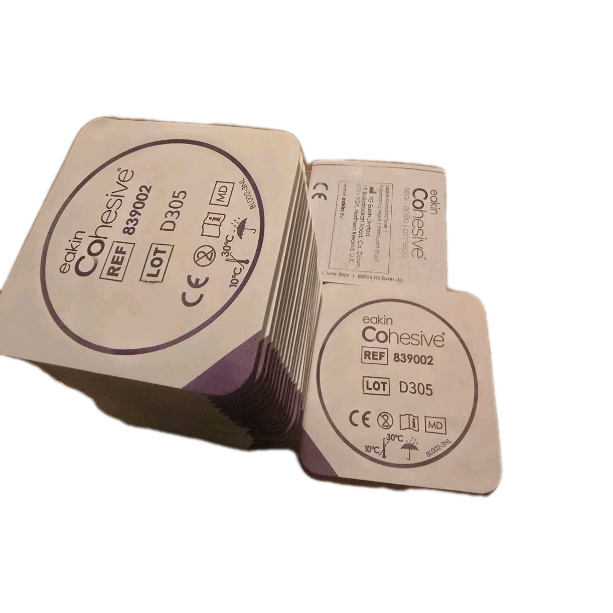 20 Convatec 839002 Eakin Cohesive Moldable Ring Seals 1⅞”