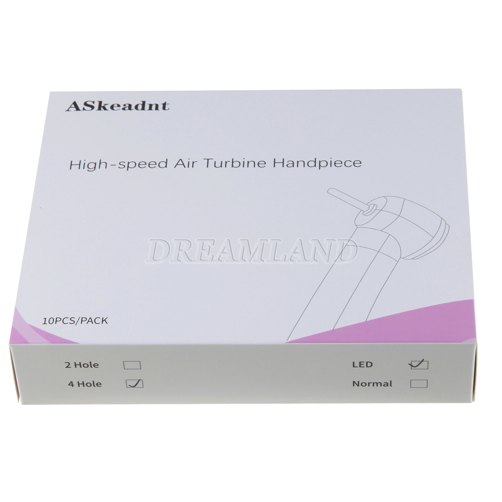 10 PACKS ASkeadnt Dental Turbine High Speed Handpiece