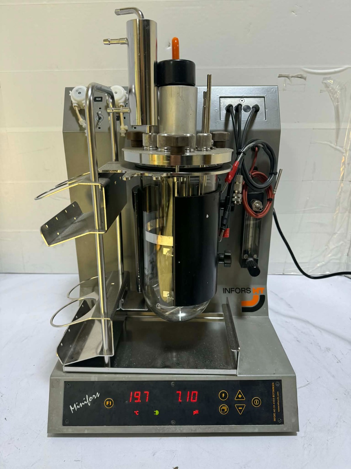 Infors HT Minifors Mini Bench Top Lab laboratory Bioreactor Fermentation System