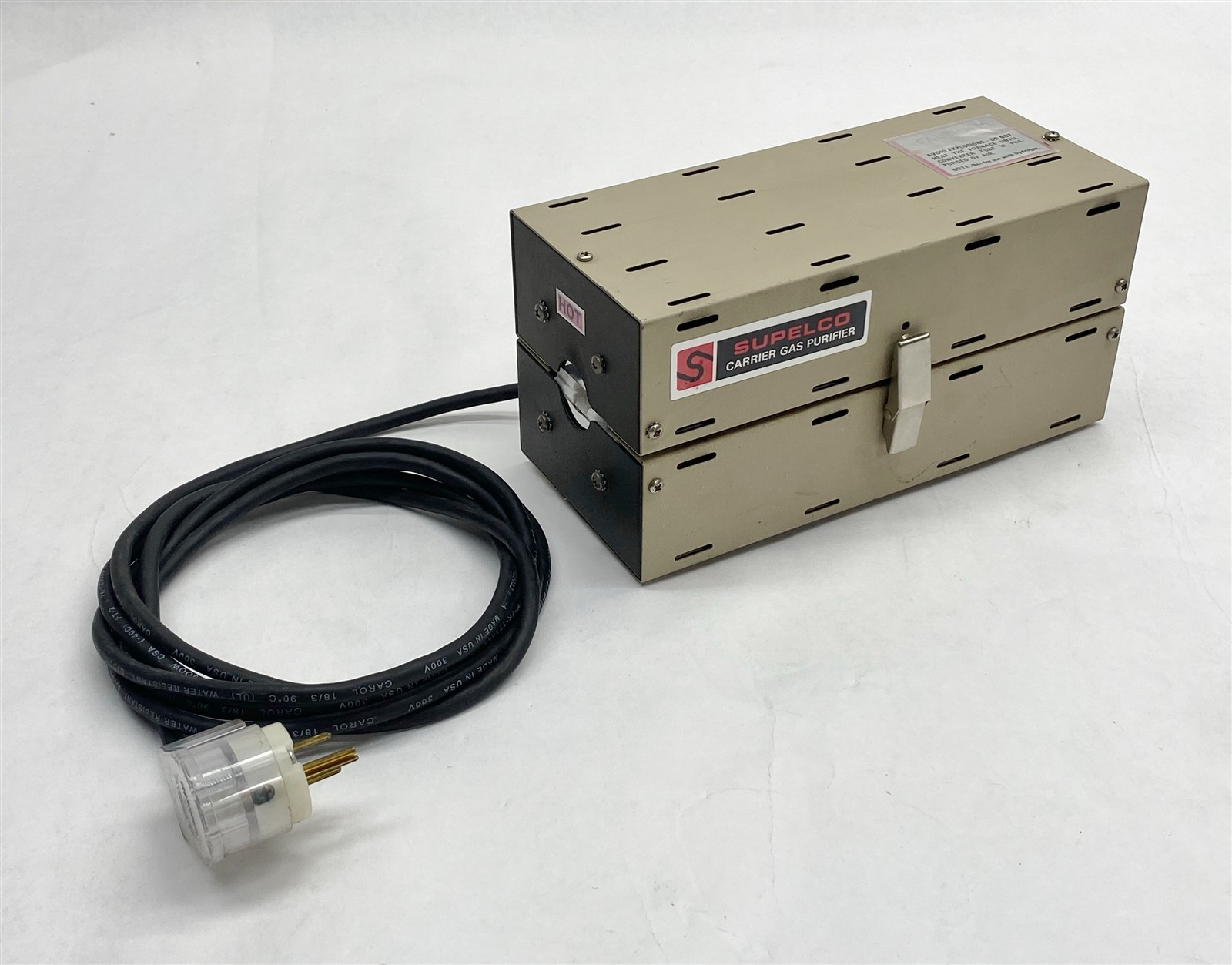 Supelco 2-3800 Carrier Gas Purifier Lab Tube Furnace 115V 60Hz 90W