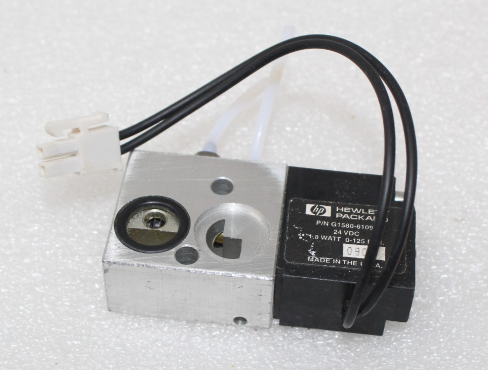 HEWLETT PACKARD 4-way solenoid valve, 1.8 W, 24 V DC PN: G1580-61095 24VDC