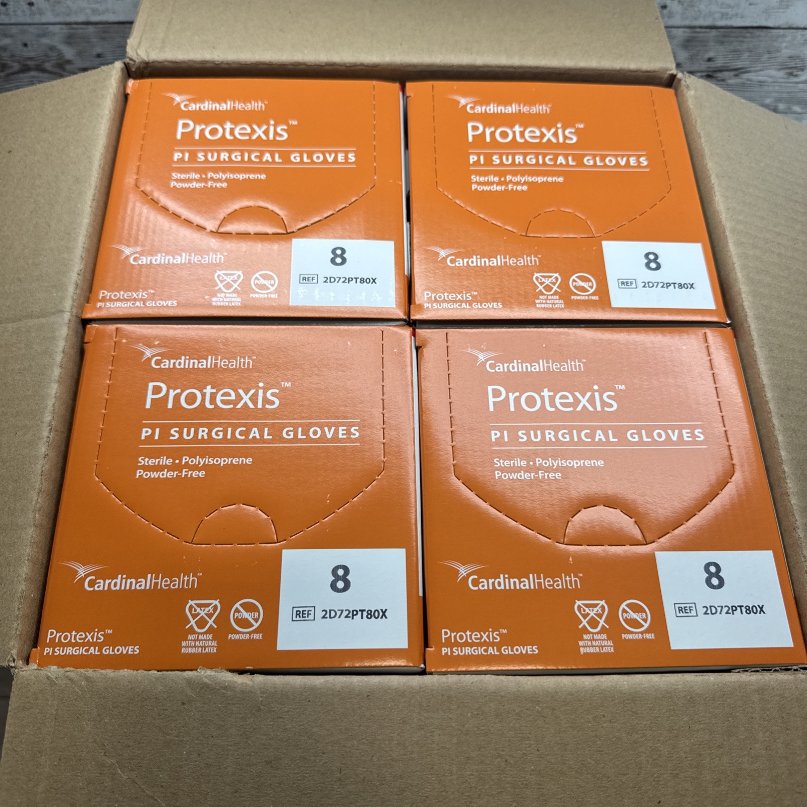 Protexis PI Polyisoprene Surgical Gloves *20 Pair CASE* Size: 8 *See Date*10-23