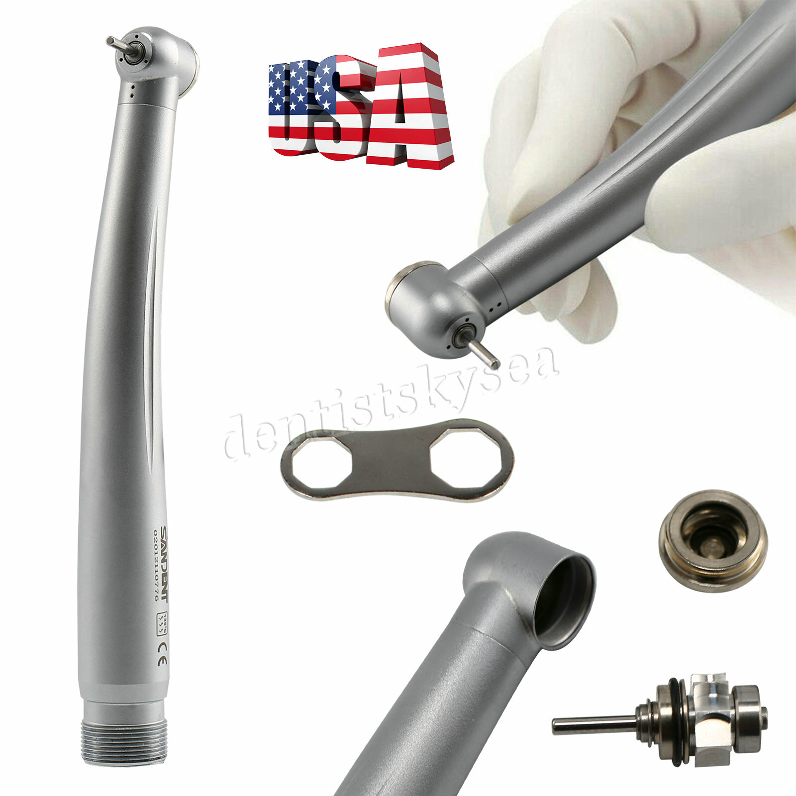 Dental High Speed Handpiece Clean Head 2 Hole STNABB B2-USA