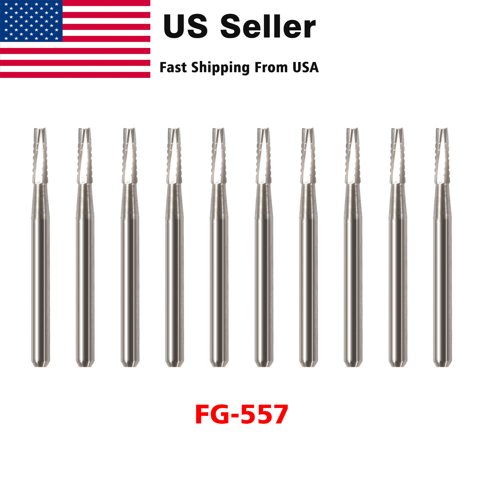 FG557 Carbide Burs FG 557 Friction Grip up to 100 Bur