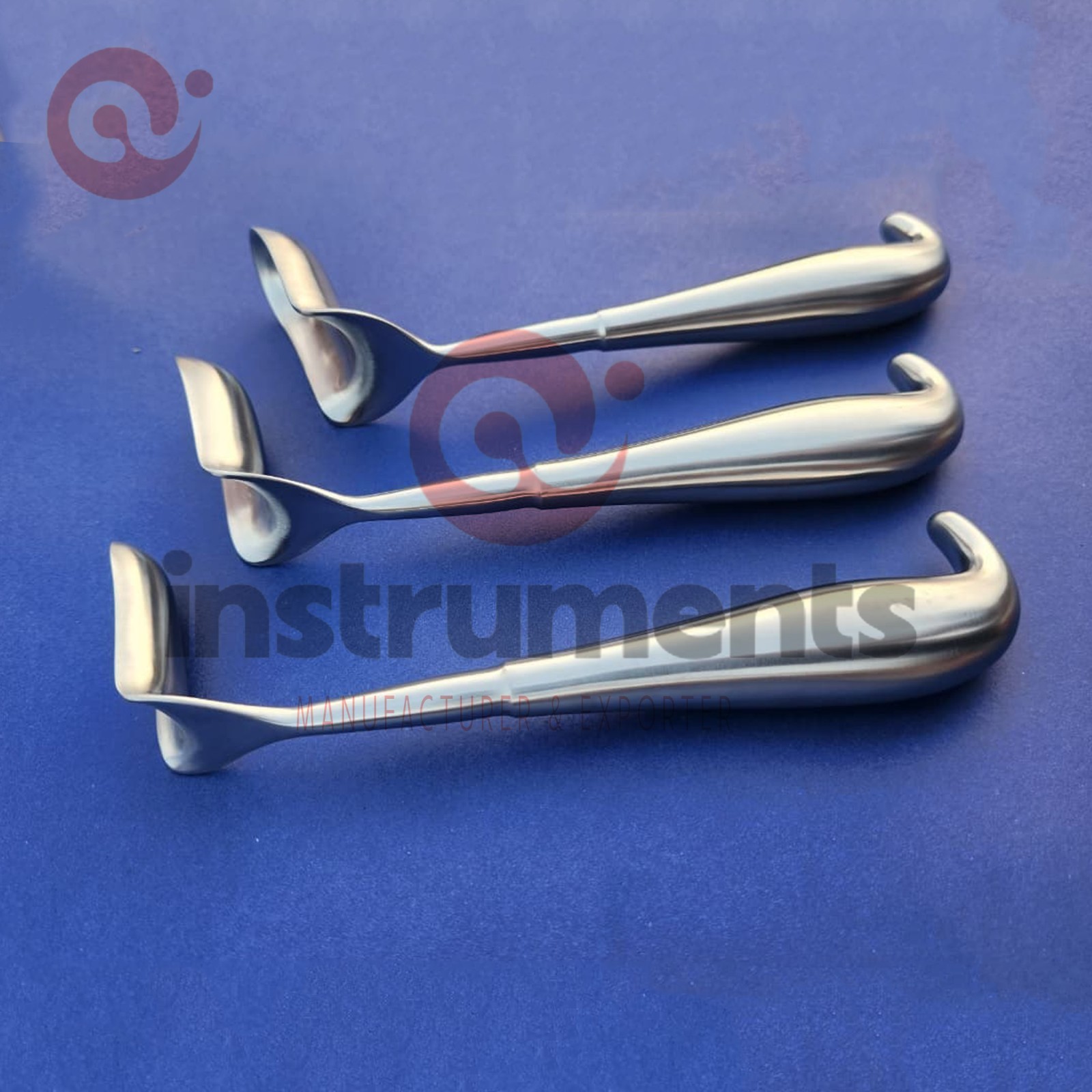 Hill-Ferguson Rectal Retractor 3 Pcs Set Small Medium Large Surgical Instruments