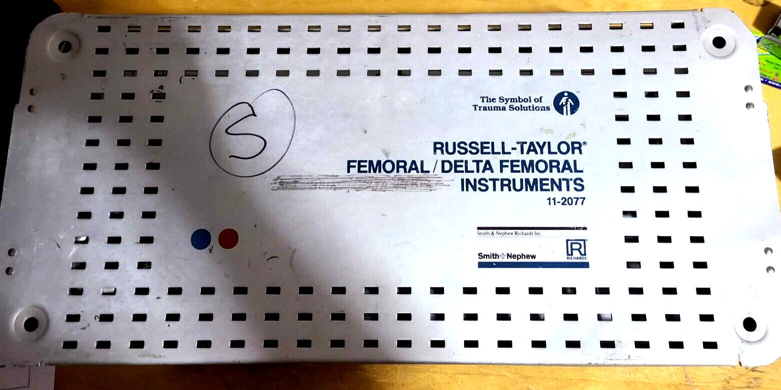 11-2077 Russell Taylor Femoral Delta Femoral Surgical Instrument Kit Set