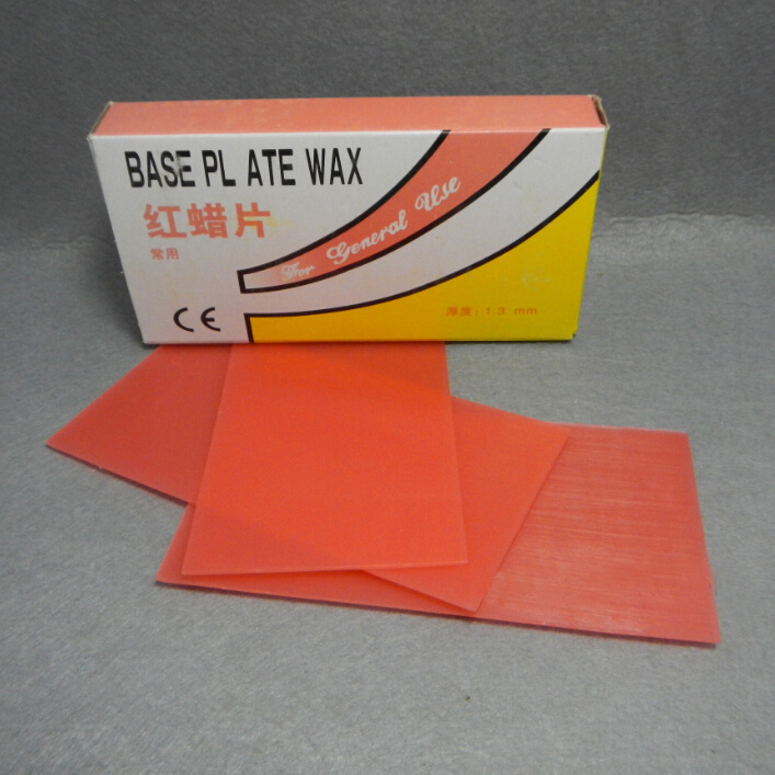20 Pieces Lab Base Plate Red Utility Wax Dental Supply Instruments Equipment
