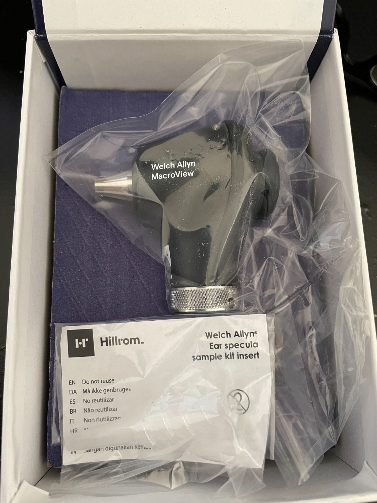 NEW Welch Allyn Hillrom MacroView Otoscope Basic w LED Bulb – Model 238-2