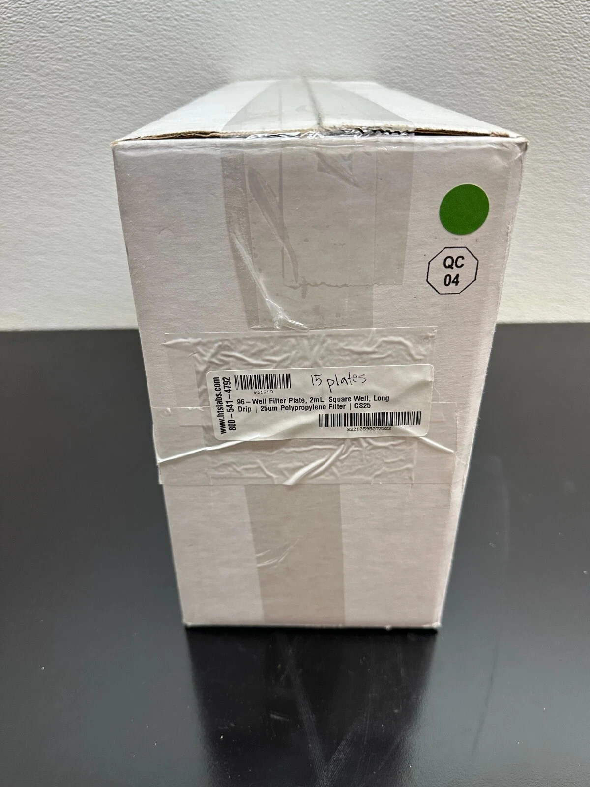 (25) THOMSON 2mL 96-Well Microplate Square Well Long Drip NS 931919