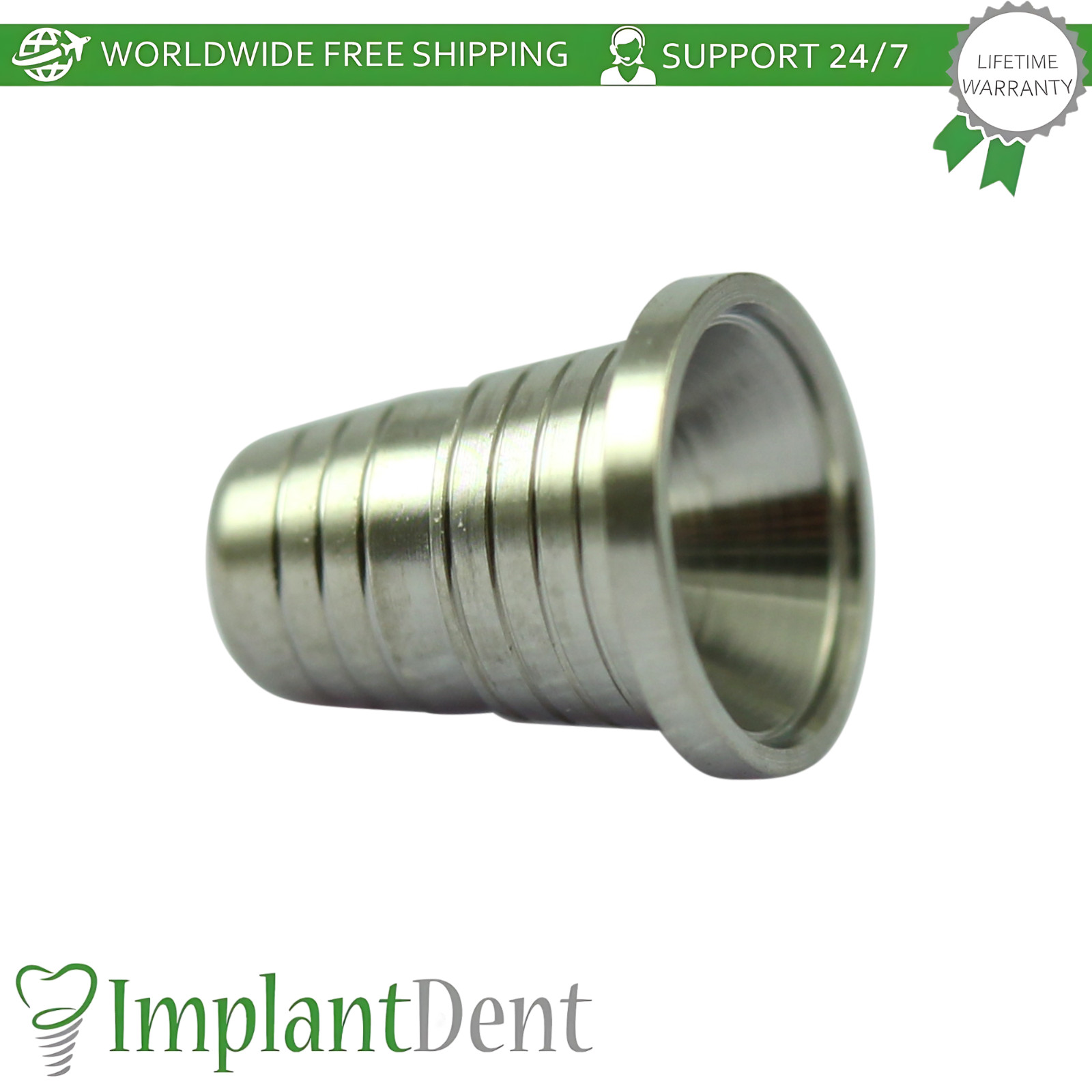 X10 Titanium Conical Sleeve Ø4.9mm For Multi Unit P64 AB Dental Compatible