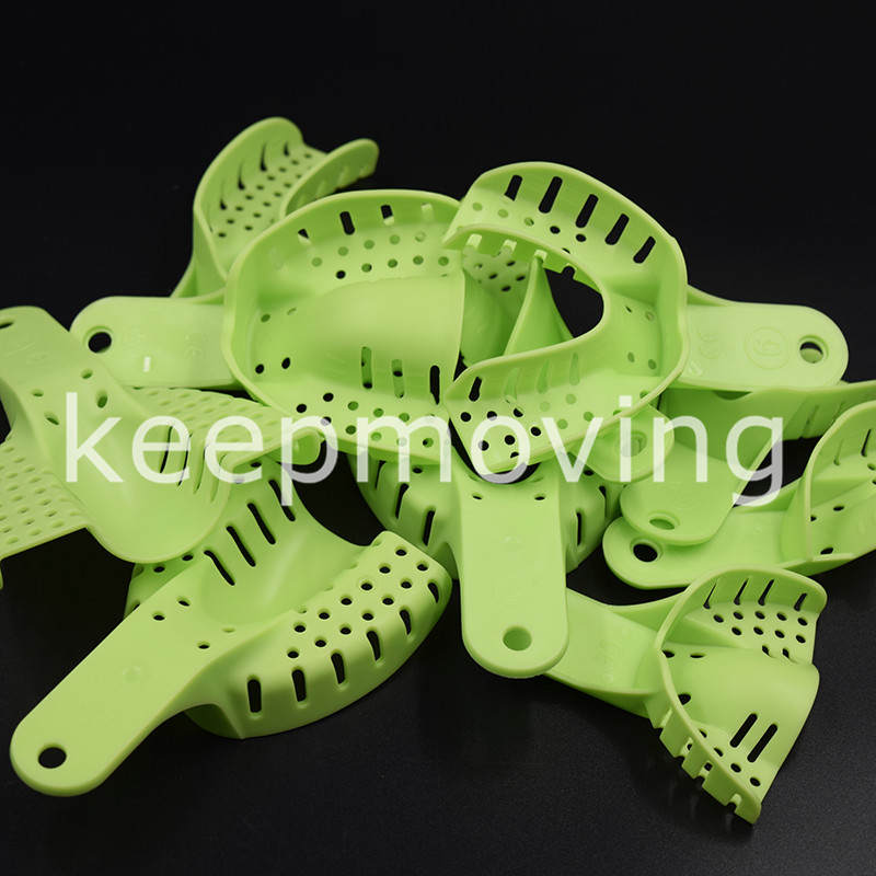 1 Kit/10 Pcs Dental Impression Trays Autoclavable Dental Central Supply S/M/L/Q