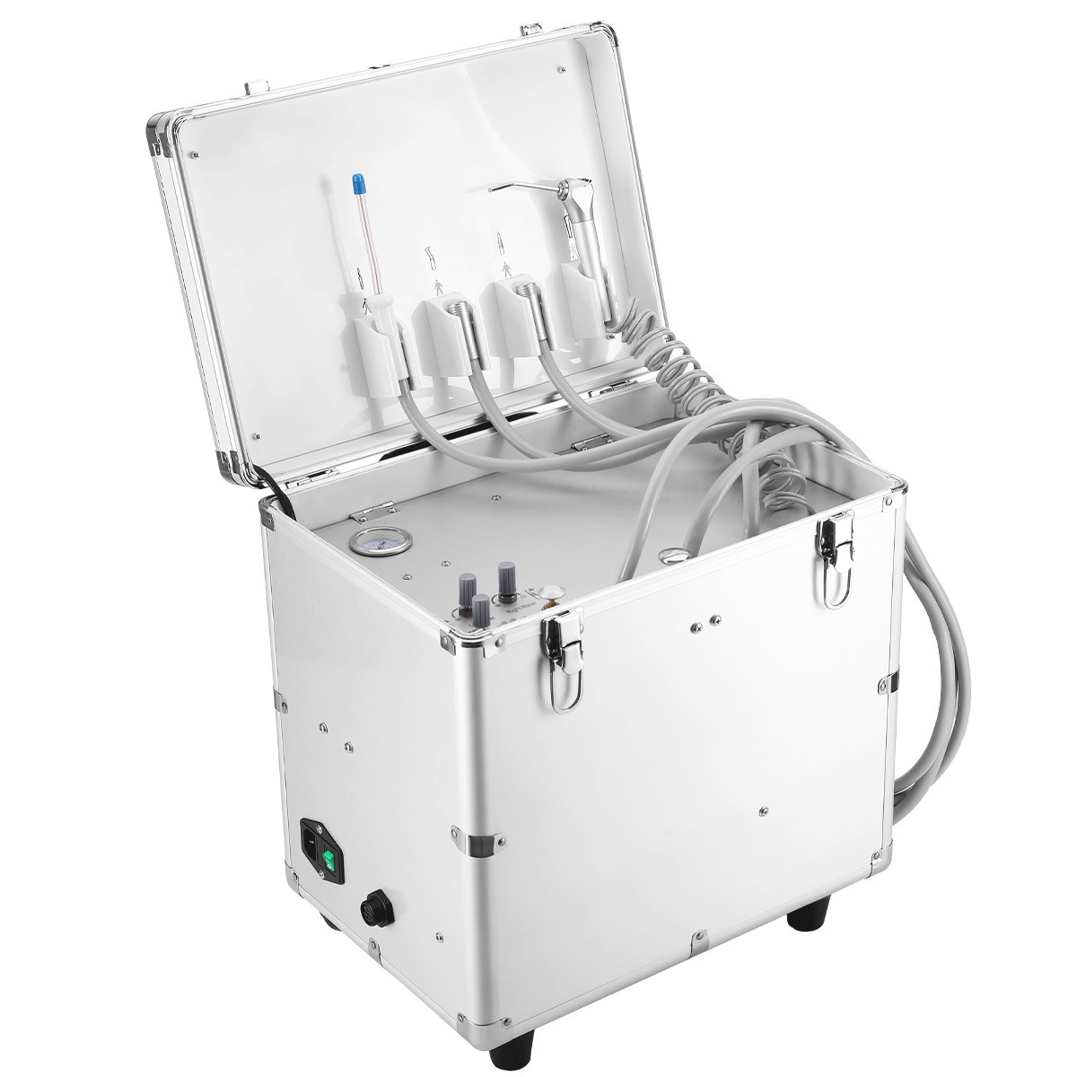 portátil Dental unidad móvil de entrega de succión compresor de aire 4Hole/Silla