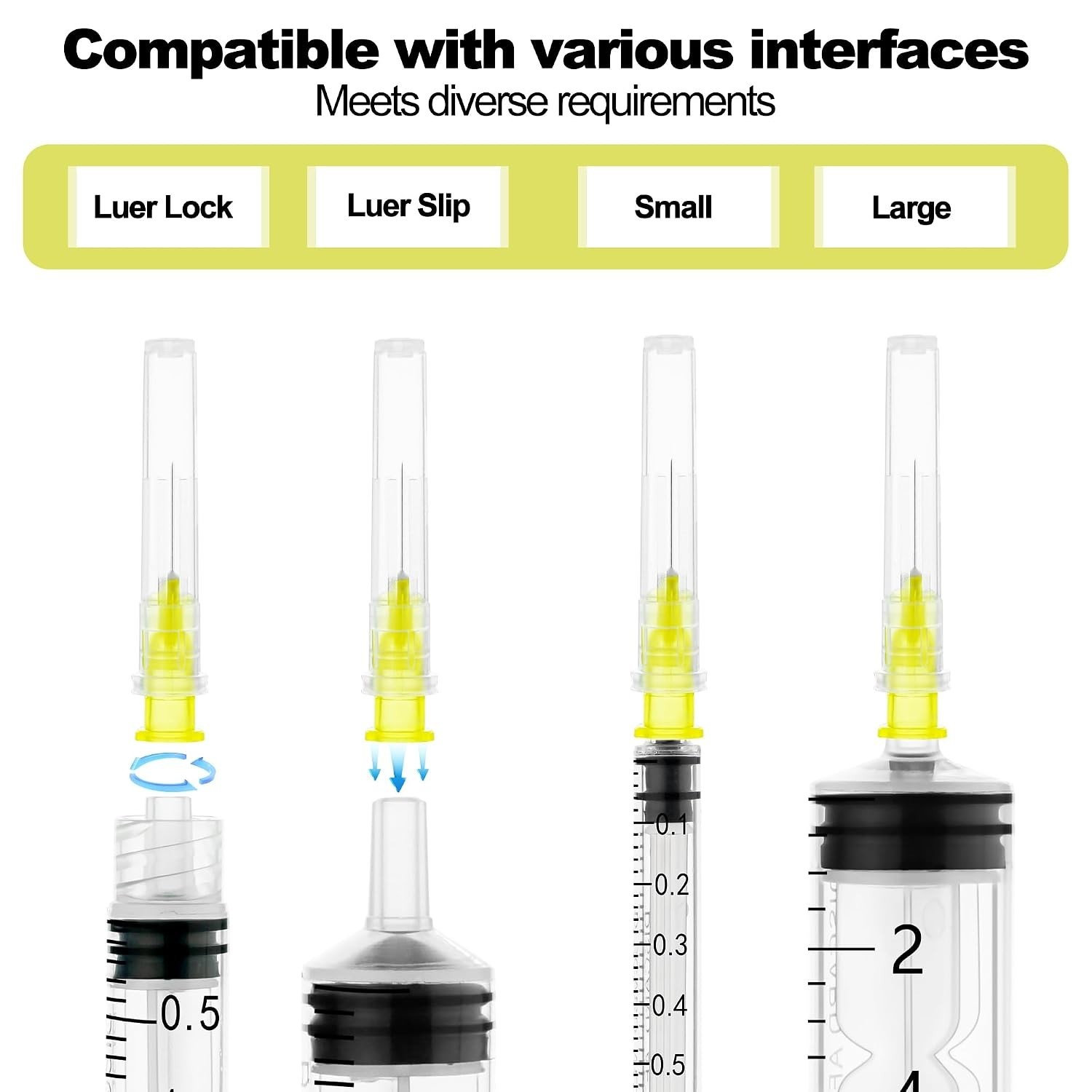 30 Gauge 1/2 Inch Disposable Needles with Caps – Luer Lock Lab Dispensing Access