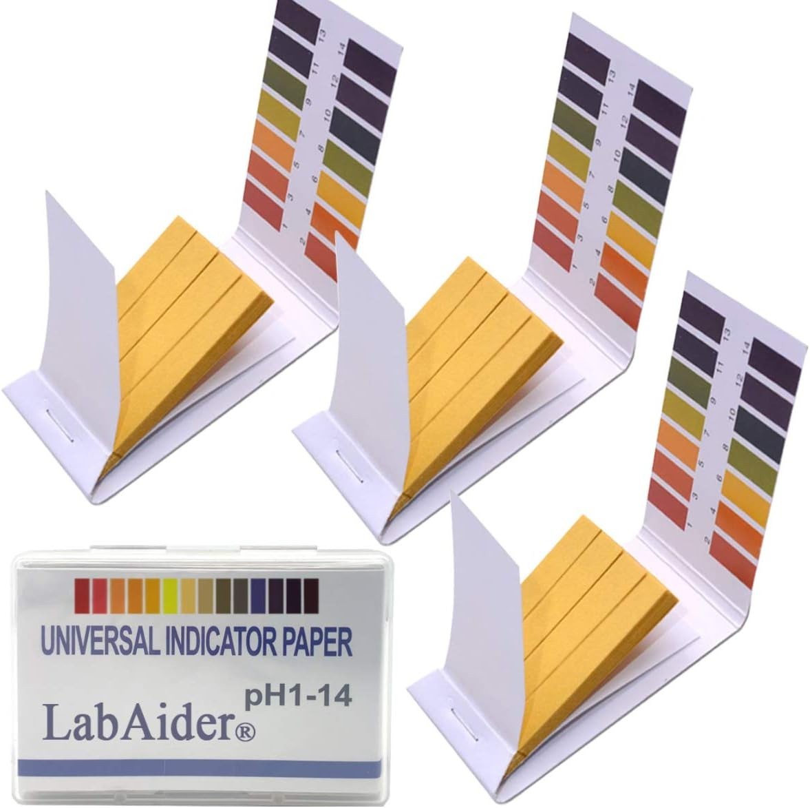 3 Pack pH.1-14 Test Paper Extensive Test Paper Litmus Test Paper 240 Strips pH T