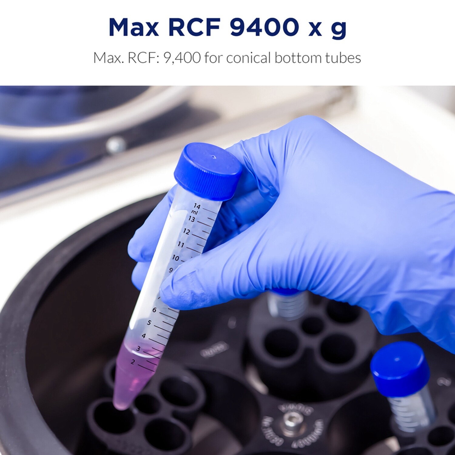 10000pc Conicial Centrifuge Tubes 15mL Clear Plastic Test Tube DN/RNase Free LAB