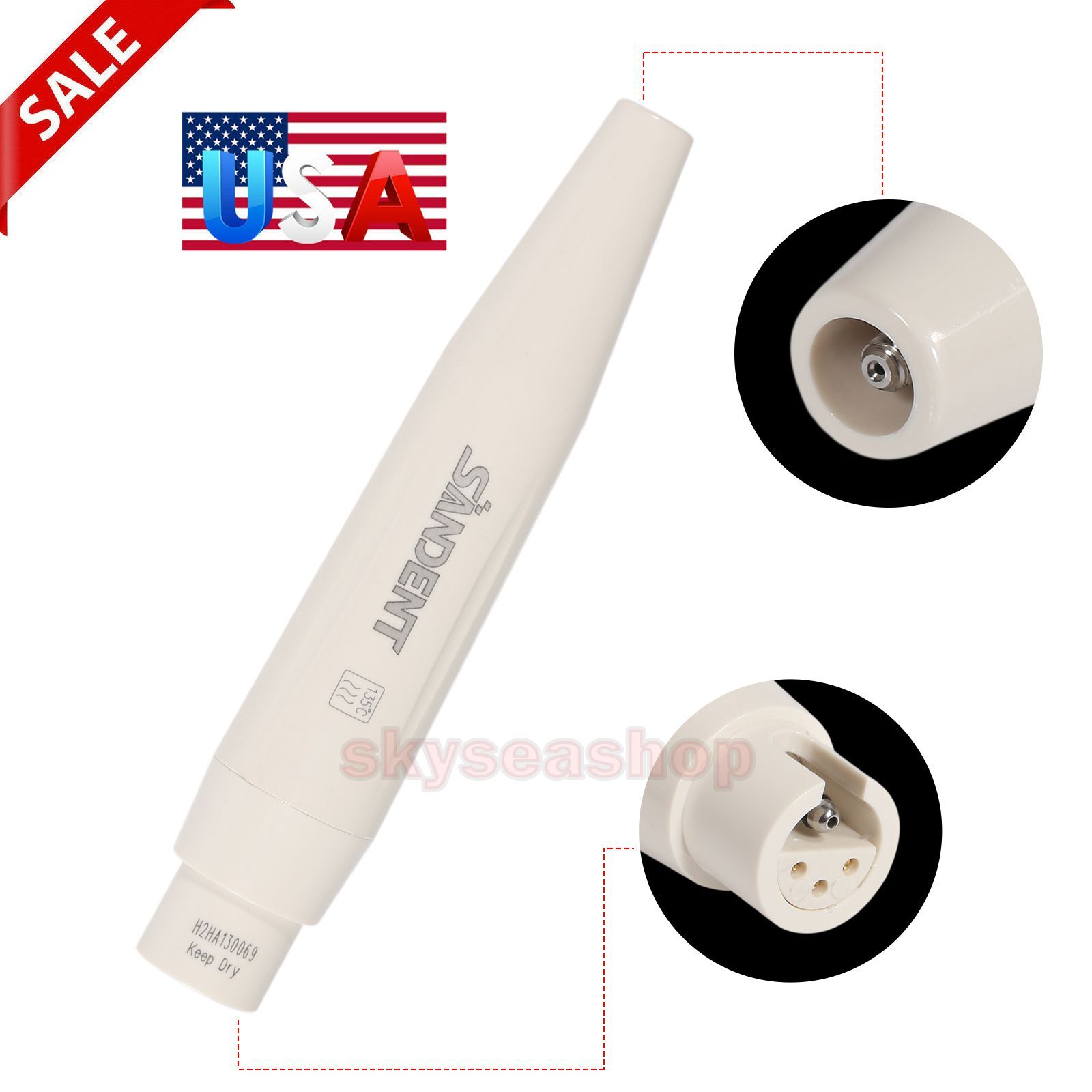 USA Dental Piezo Ultrasonic Scaling Handpiece fit for DTE SATELEC Scaler 135°C
