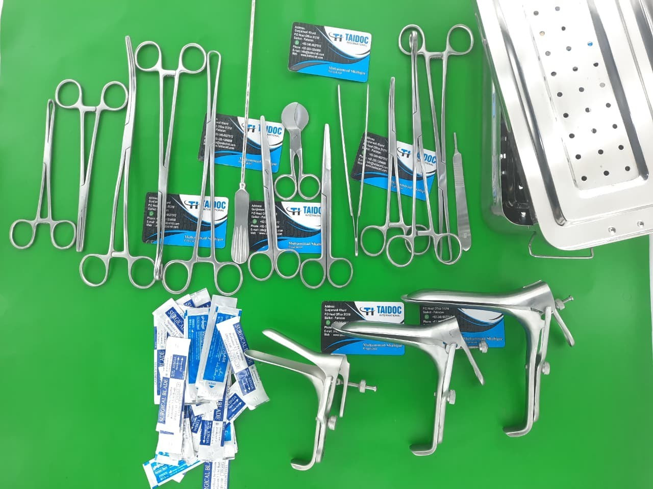 47 Pcs Gynecological Exam Instruments With graves speculum forceps Kit Brand New
