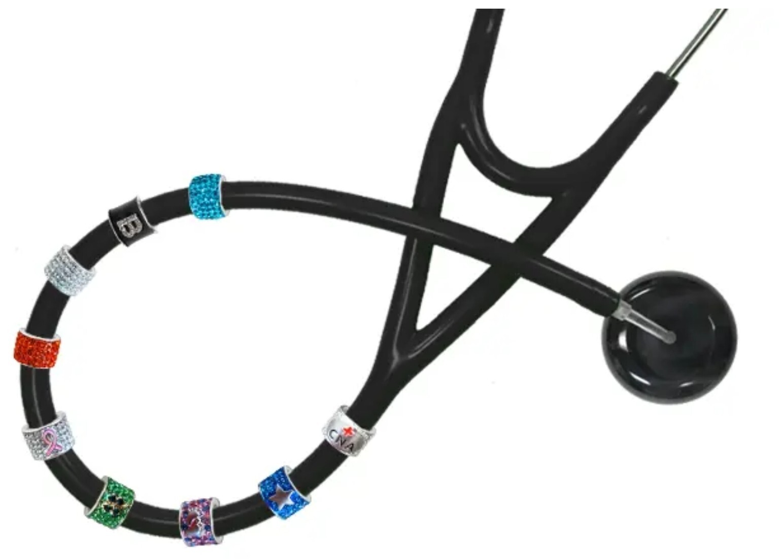 Stethoscope CharMED™ Crystal Caduceus Free Shipping