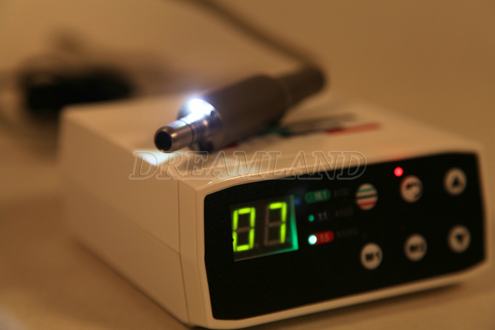 Fit LED Brushless Electric Micro Motor / Dental 1:5 increase LED Contra angle wk