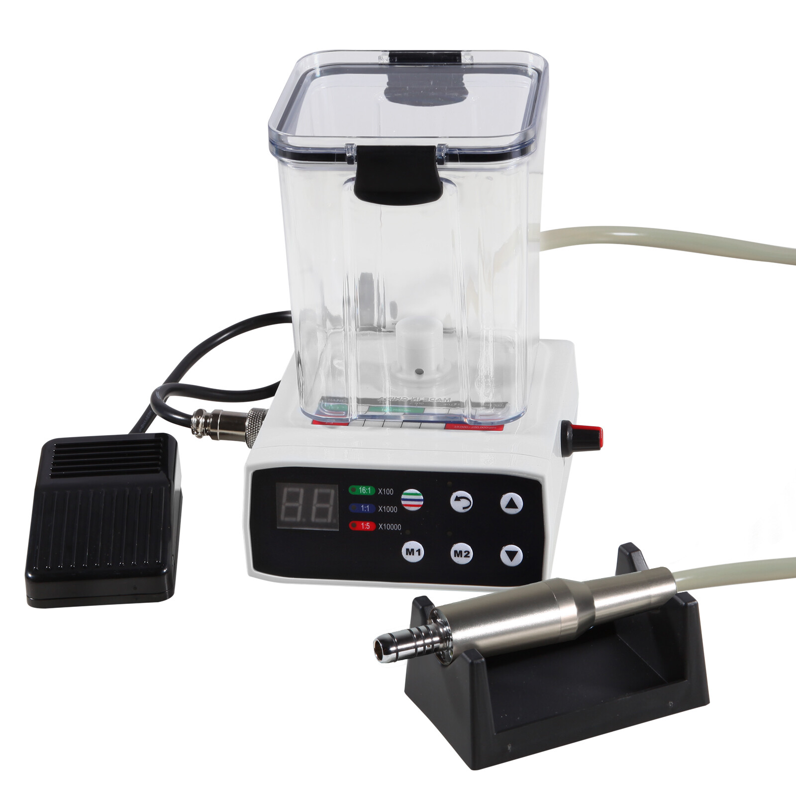 Dental LED Electric Brushless Micro Motor with Water Tank /1:5 LED Contra Angle