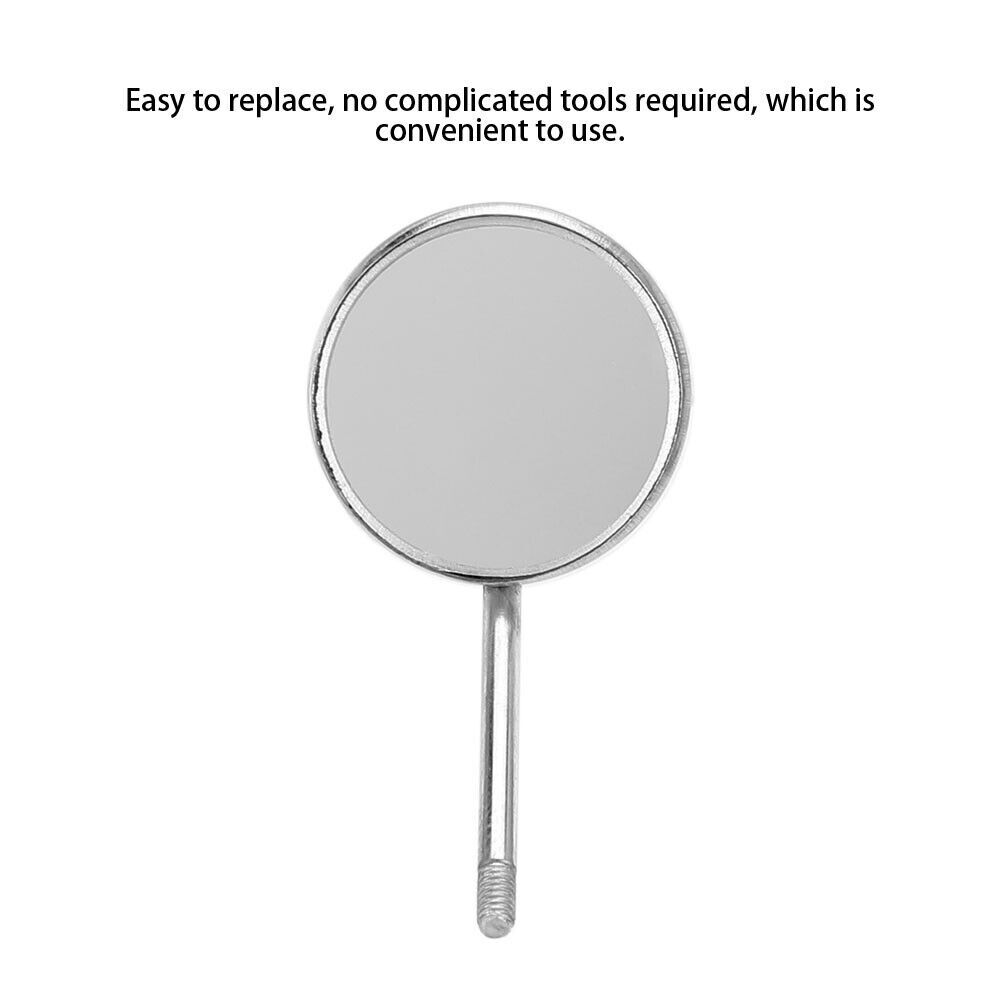 20/40PC Dental Orthodontic Stainless Steel Mouth Mirrors 5# Plain Size Mirror-