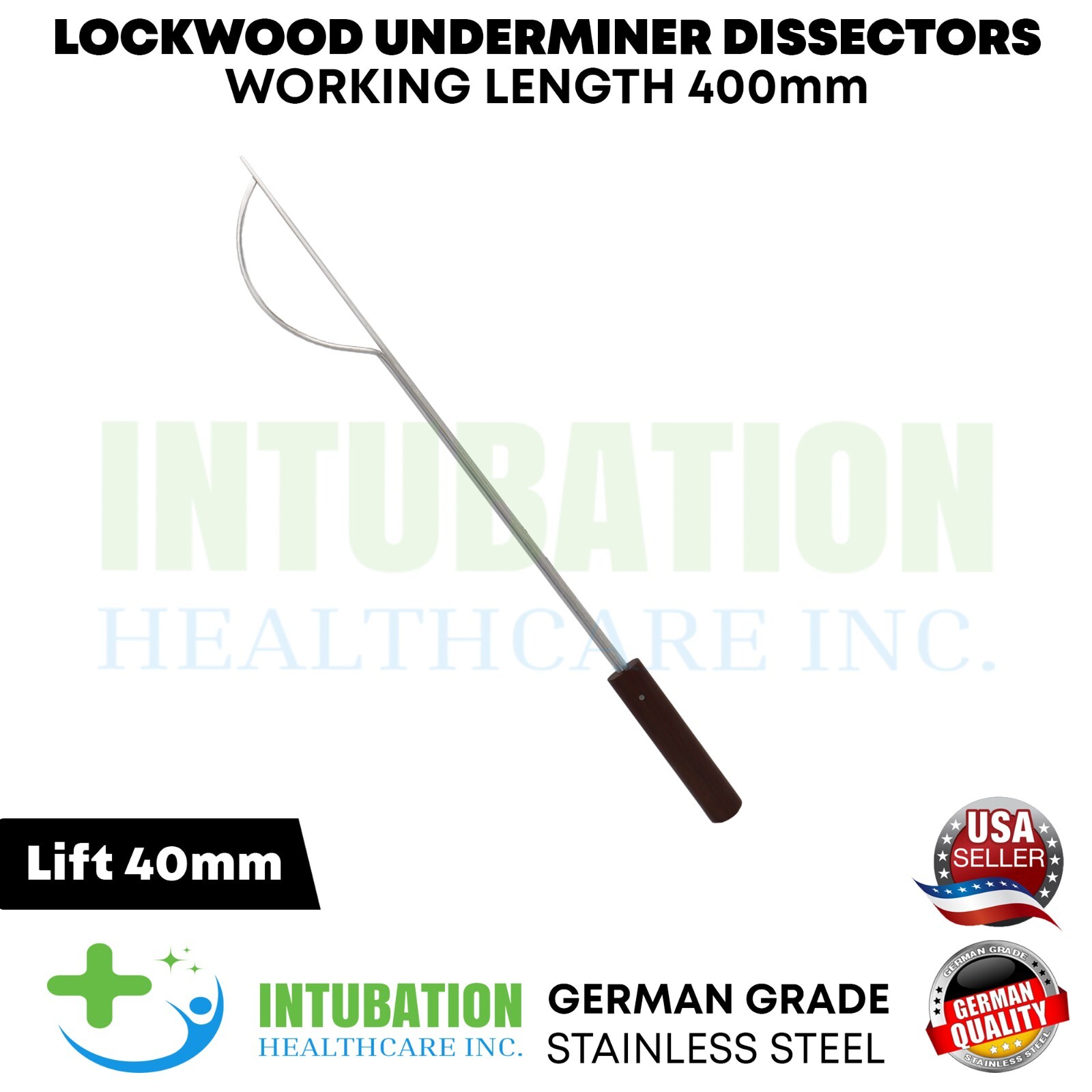 Lockwood Underminer Dissectors Stainless Steel Plastic Surgery Instruments