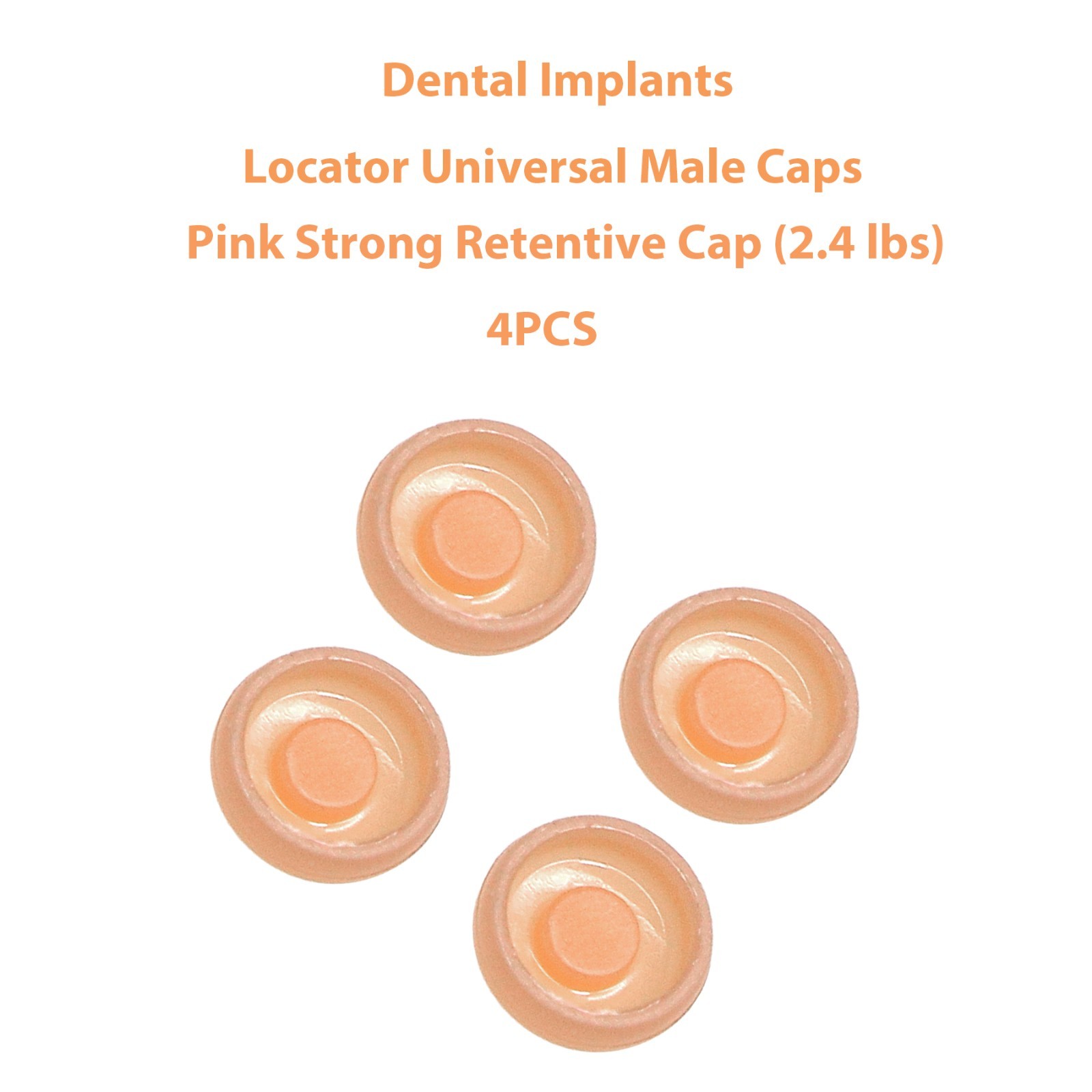 US Dental Overdenture Male Caps Retention Caps 2.4lbs For Locator Abutments