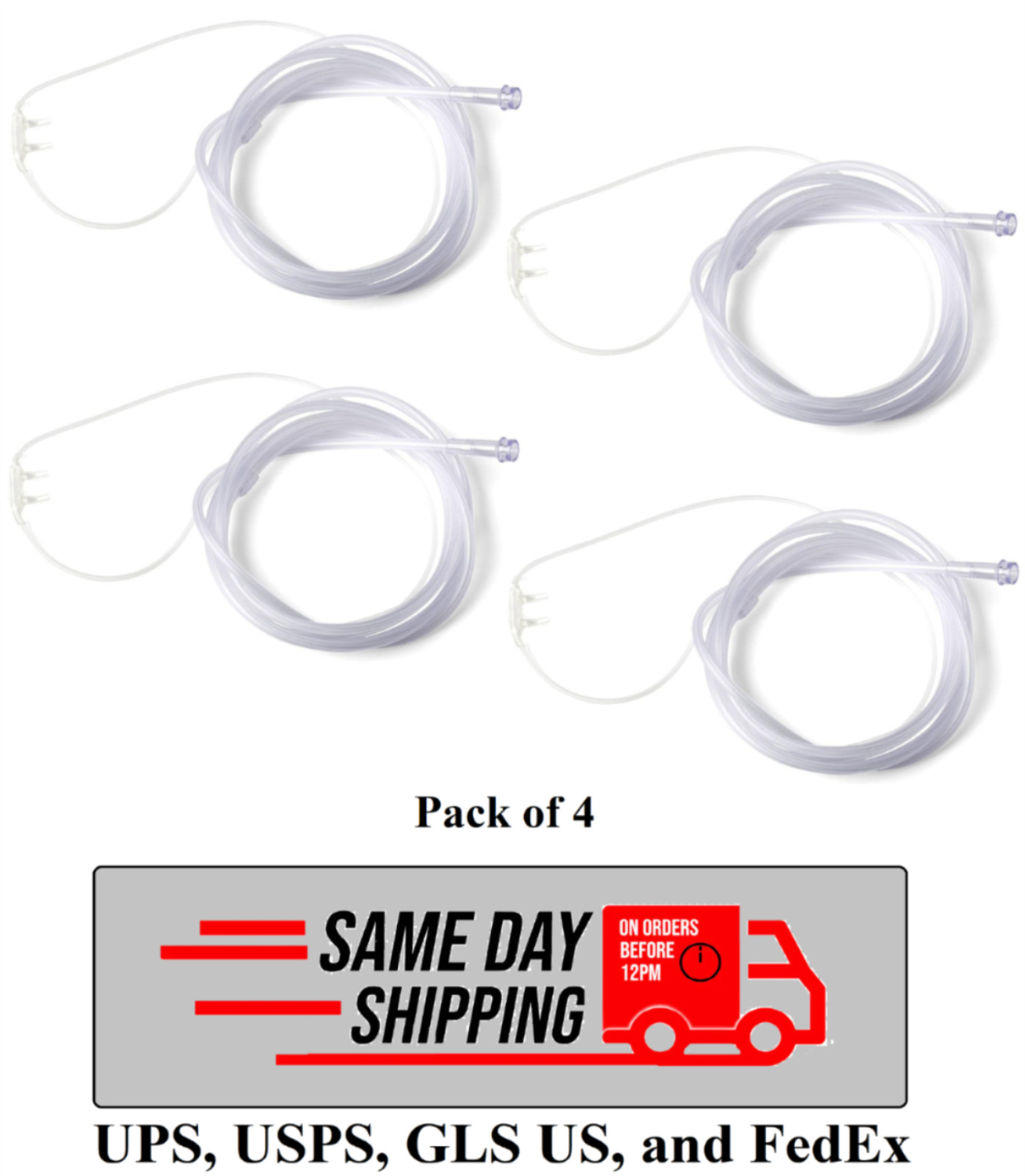Medline SuperSoft Oxygen Cannula Adult, 7′ Tubing, 3 Pack HCSS4514S